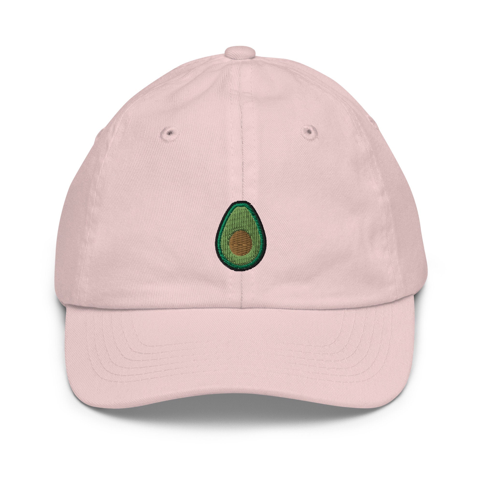 Kids Avocado Youth Baseball Cap, Embroidered Kids Hat, Childrens Hat Gift - Multiple Colors