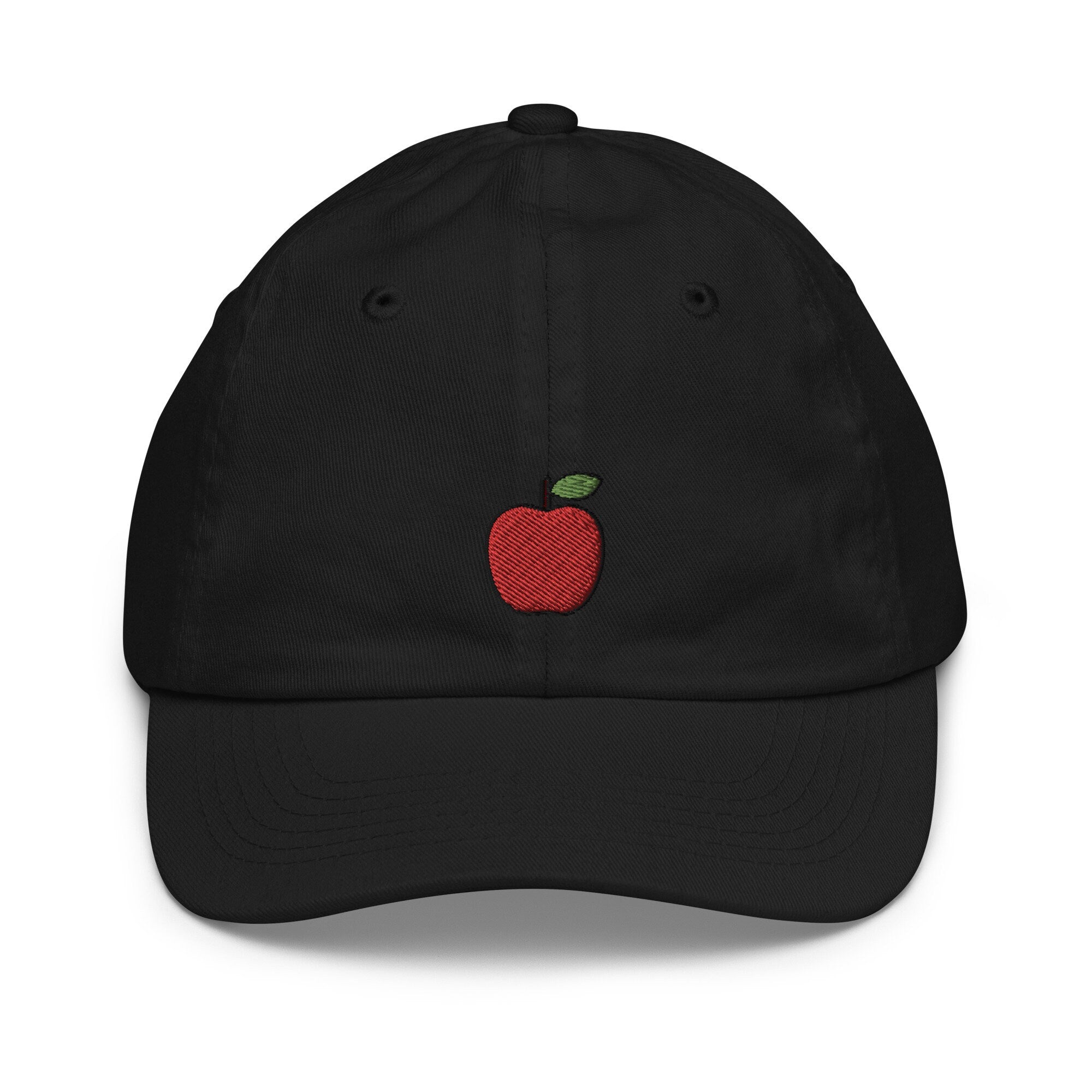 Kids Apple Youth Baseball Cap, Embroidered Kids Hat, Childrens Hat Gift - Multiple Colors