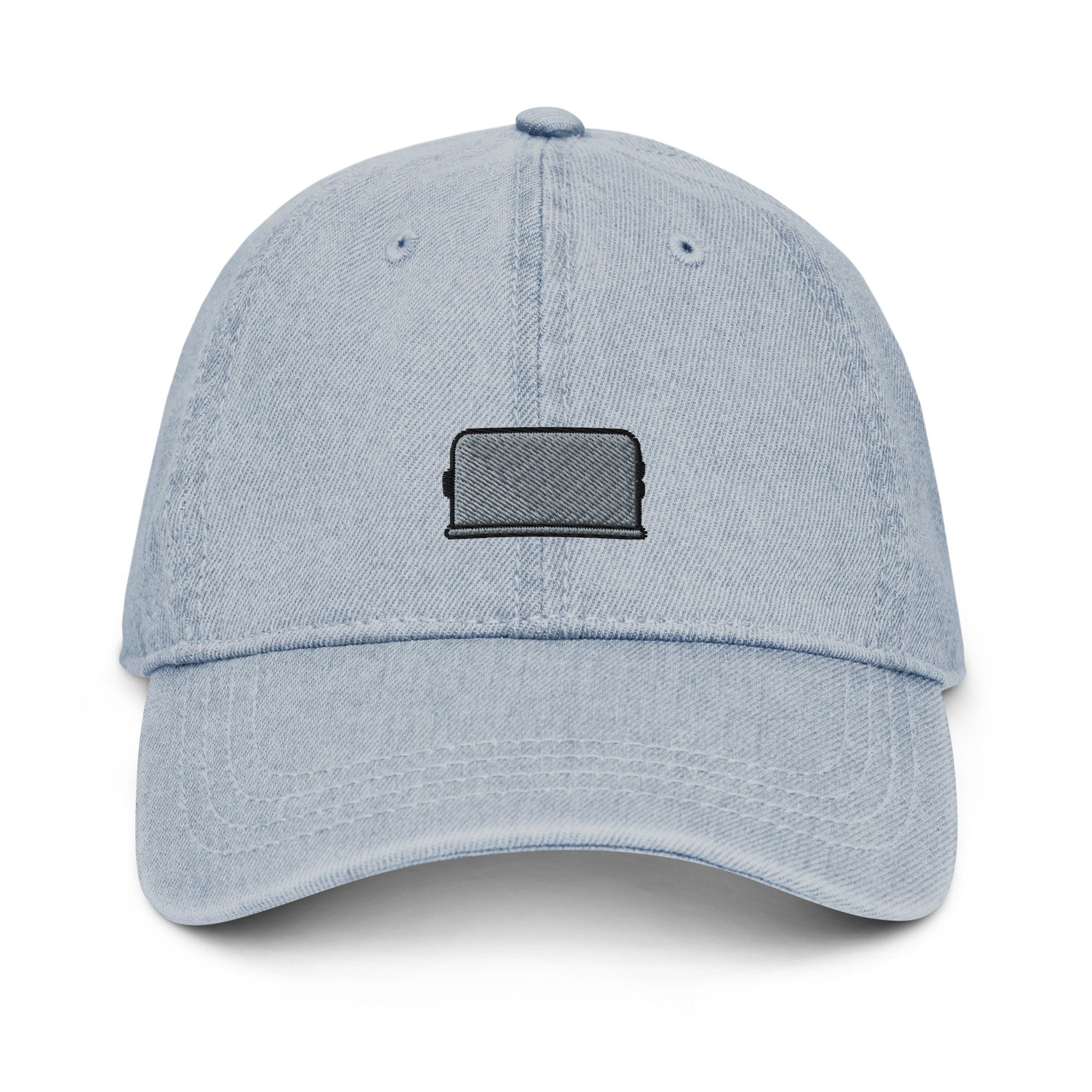 Toaster Denim Hat, Premium Embroidered Denim Cap, Hat Embroidery Gift - Multiple Colors