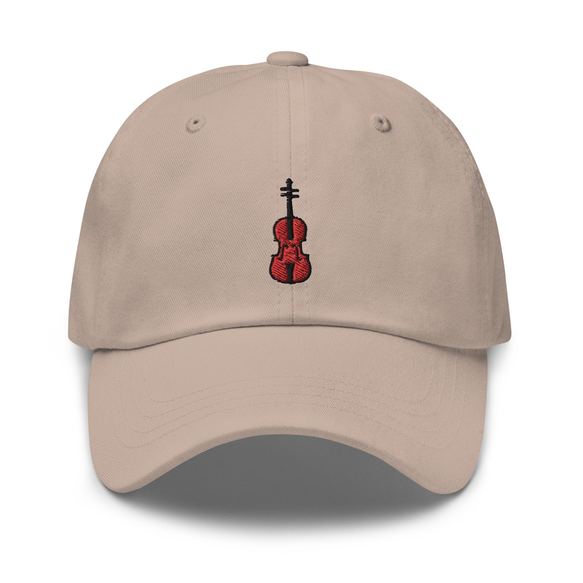 Violin Embroidered Dad Hat