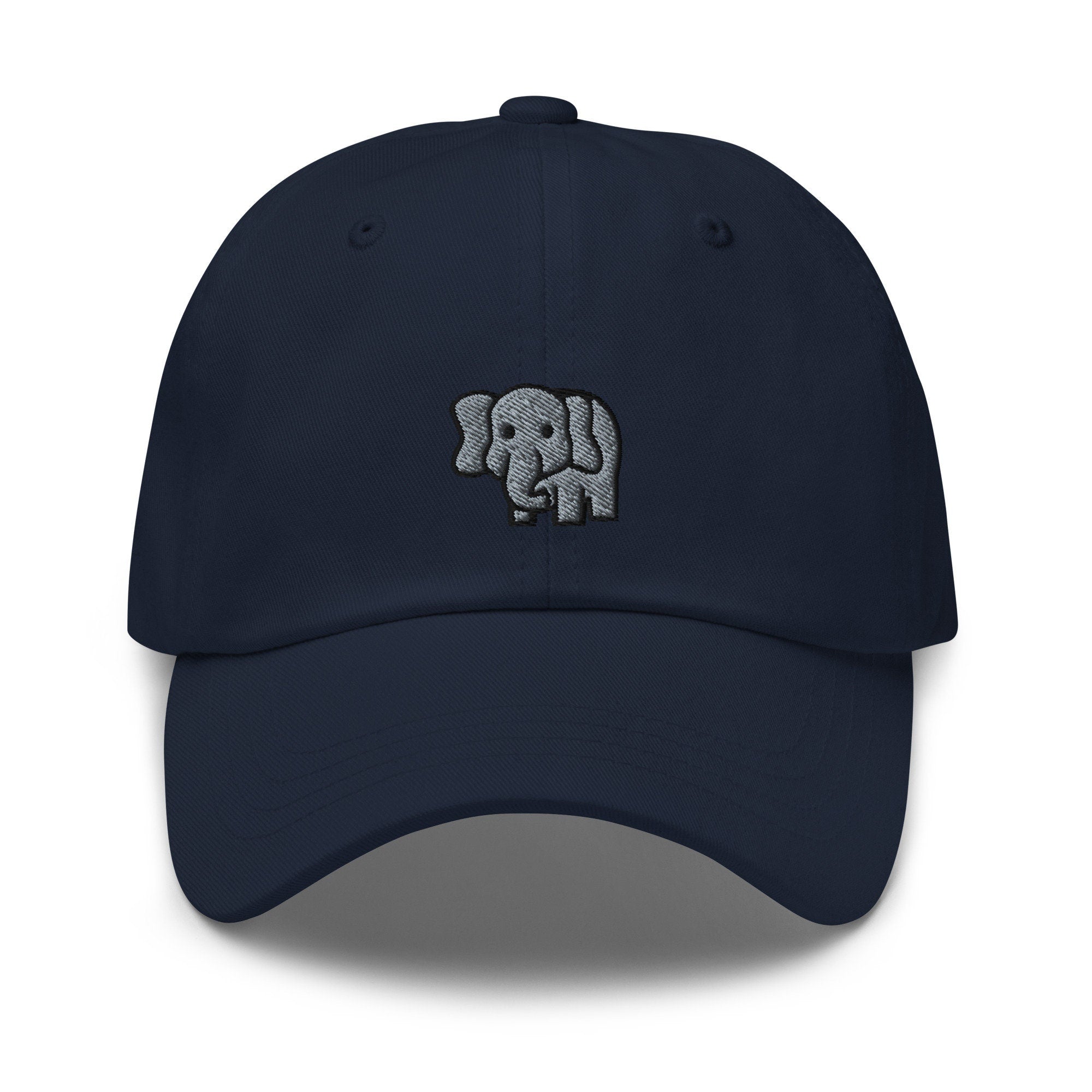 Elephant Embroidered Dad Hat
