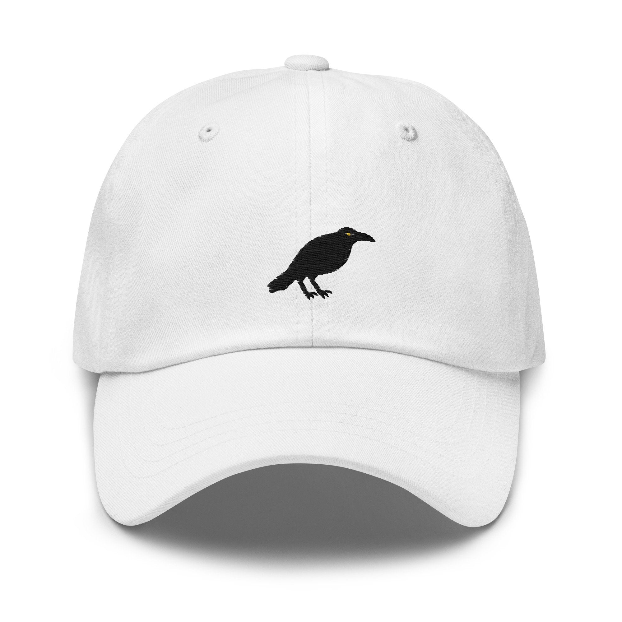 Crow Embroidered Dad Hat