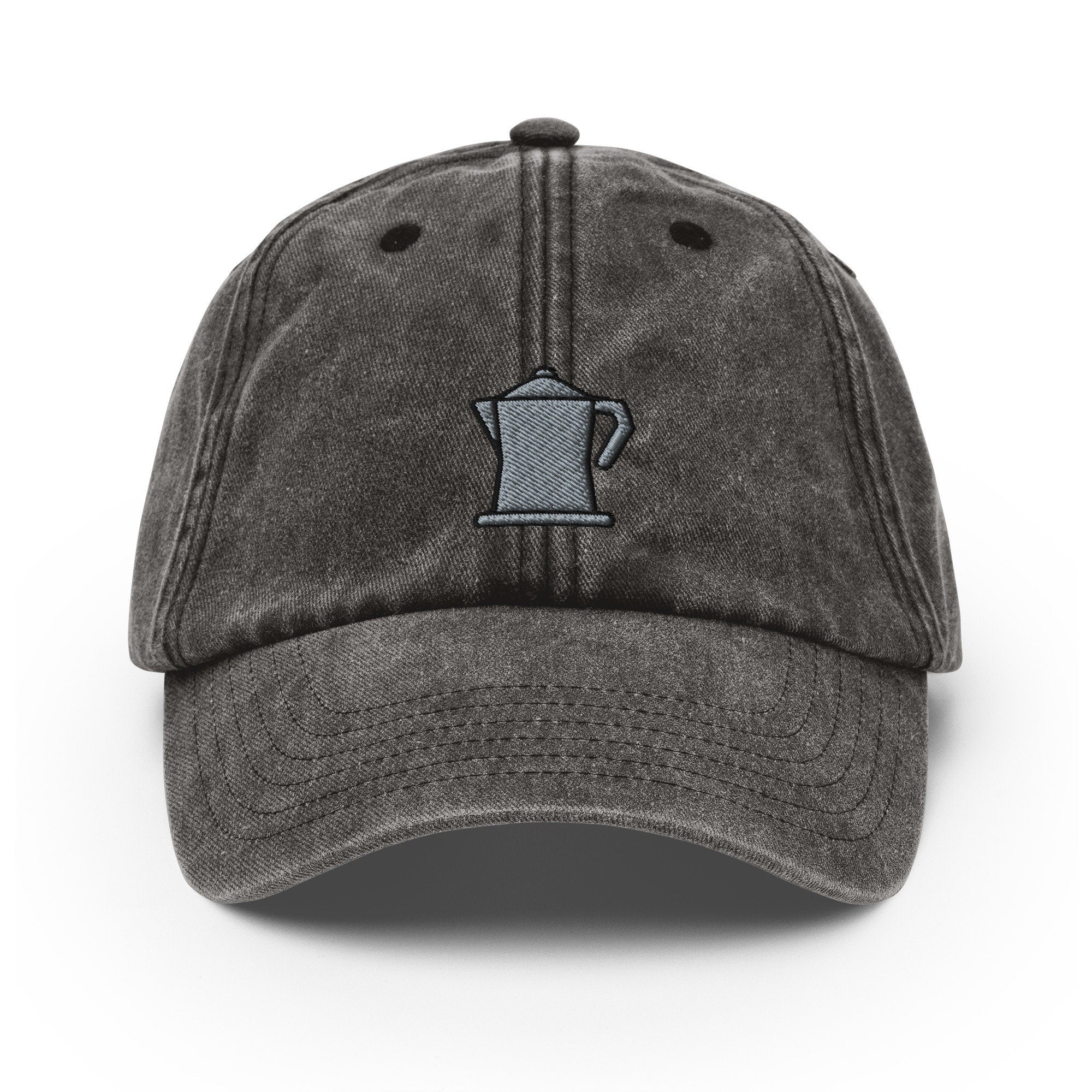 Coffee Pot Vintage Hat, Aged Dad Cap, Faded Baseball Cap Gift - Multiple Colors