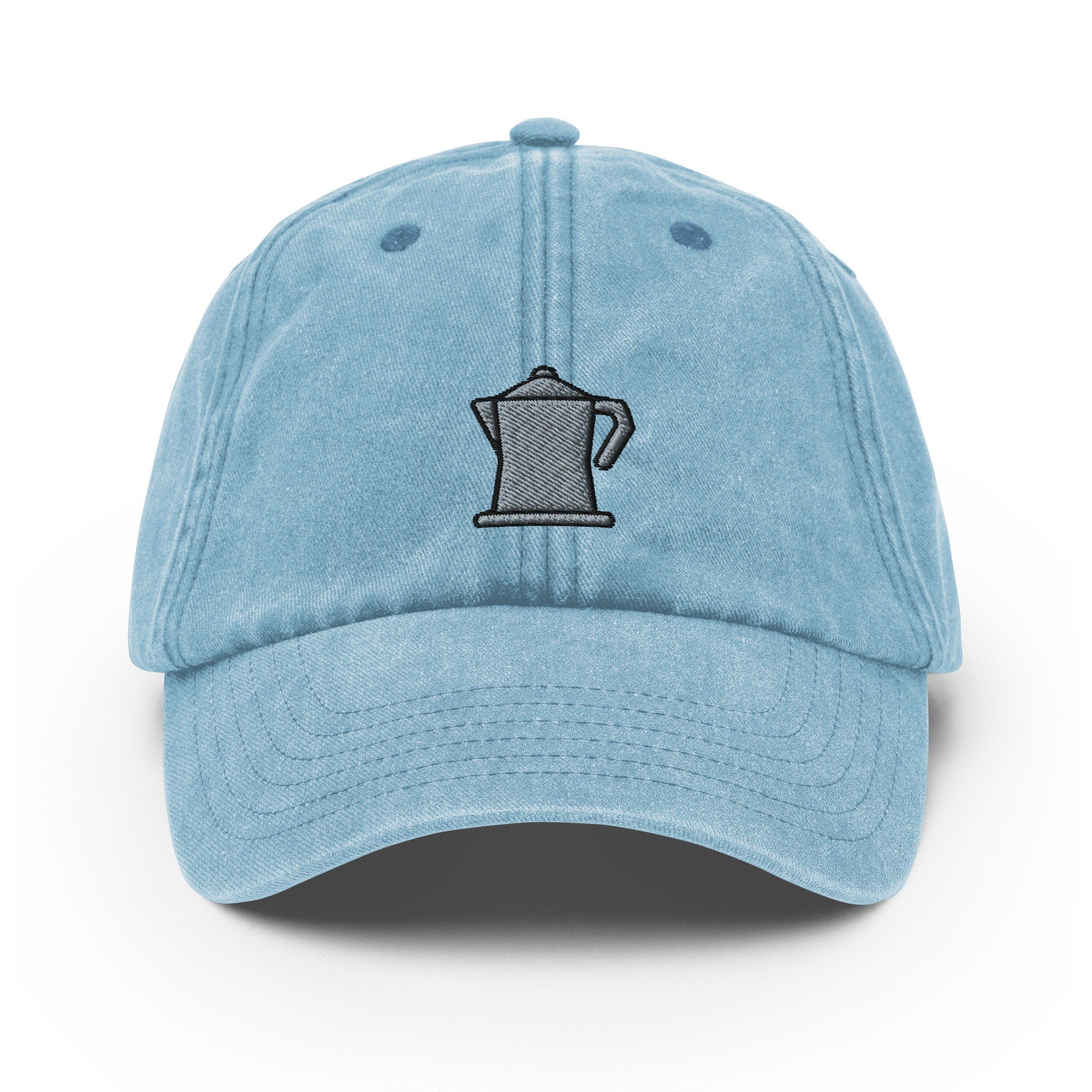 Coffee Pot Vintage Hat, Aged Dad Cap, Faded Baseball Cap Gift - Multiple Colors