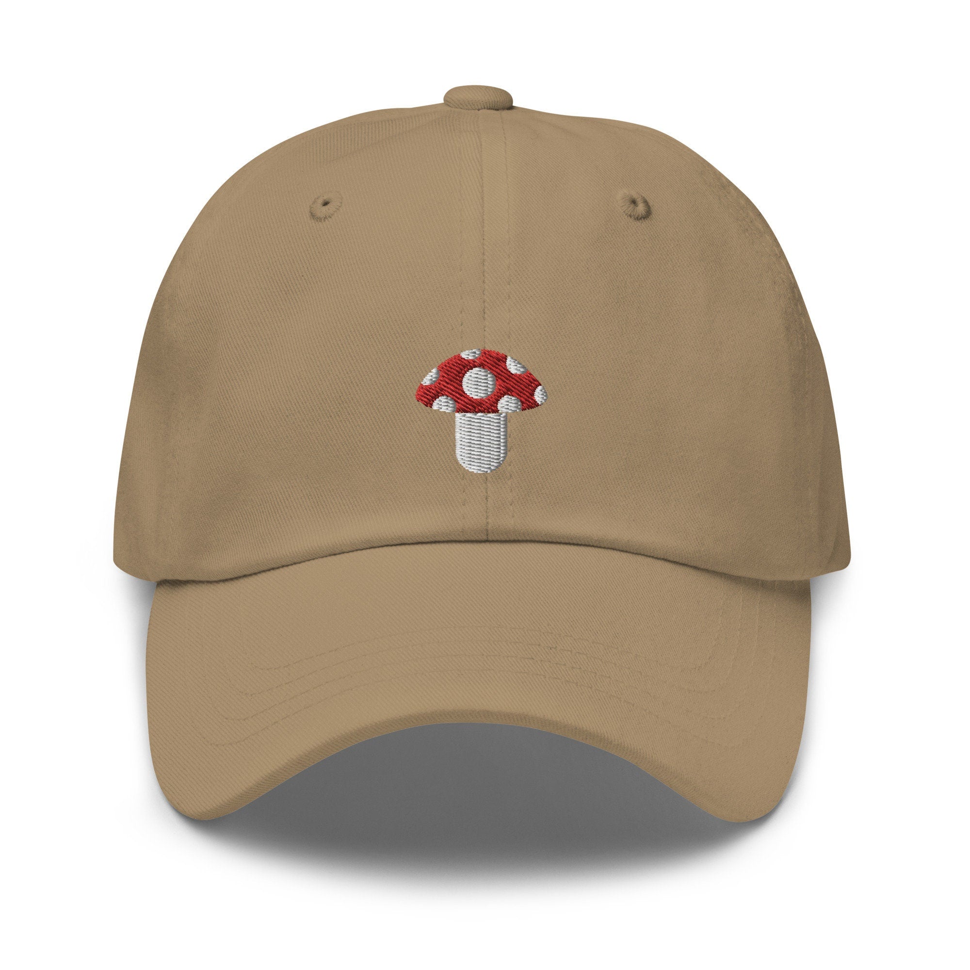 Mushroom Fungus Embroidered Dad Hat