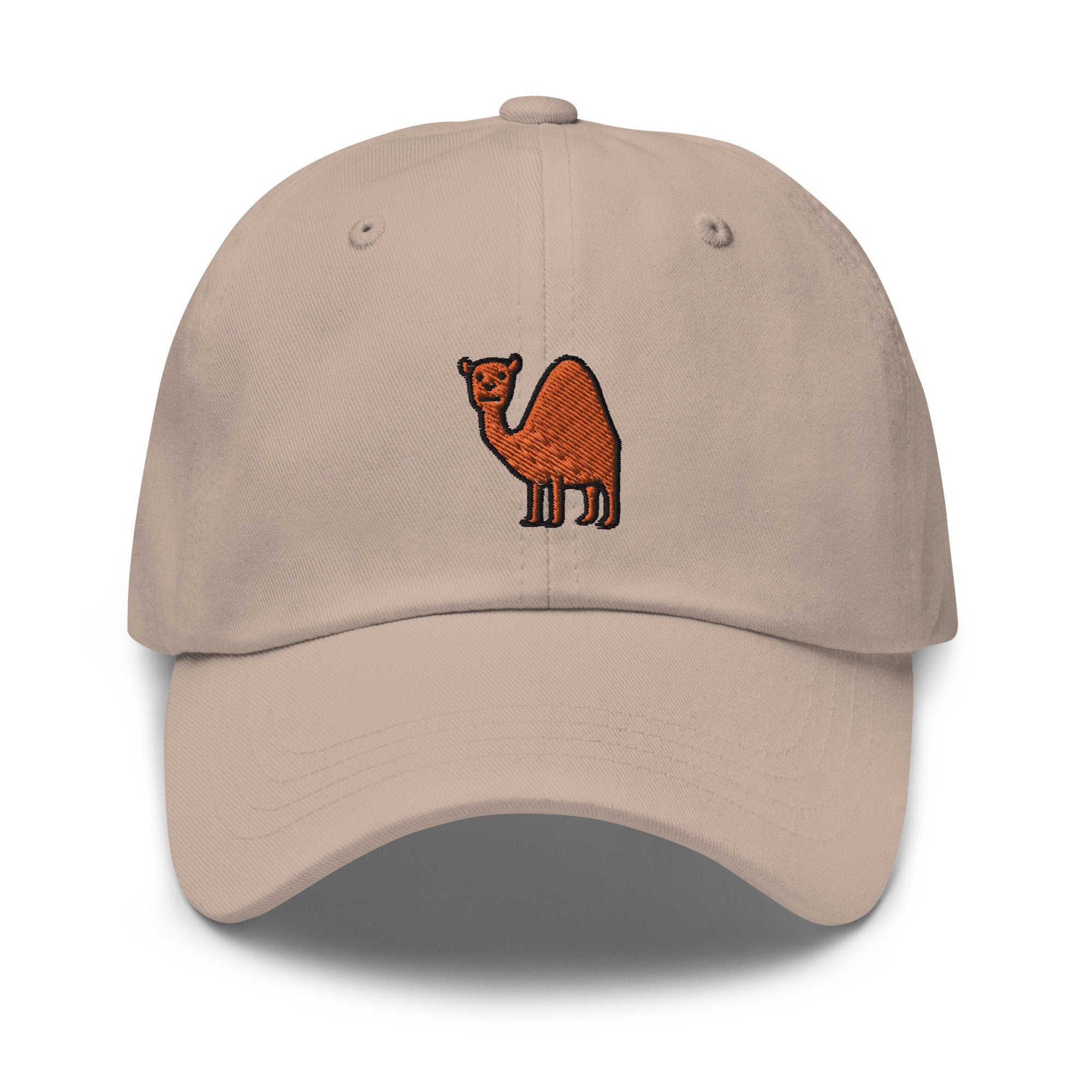 Camel Embroidered Dad Hat