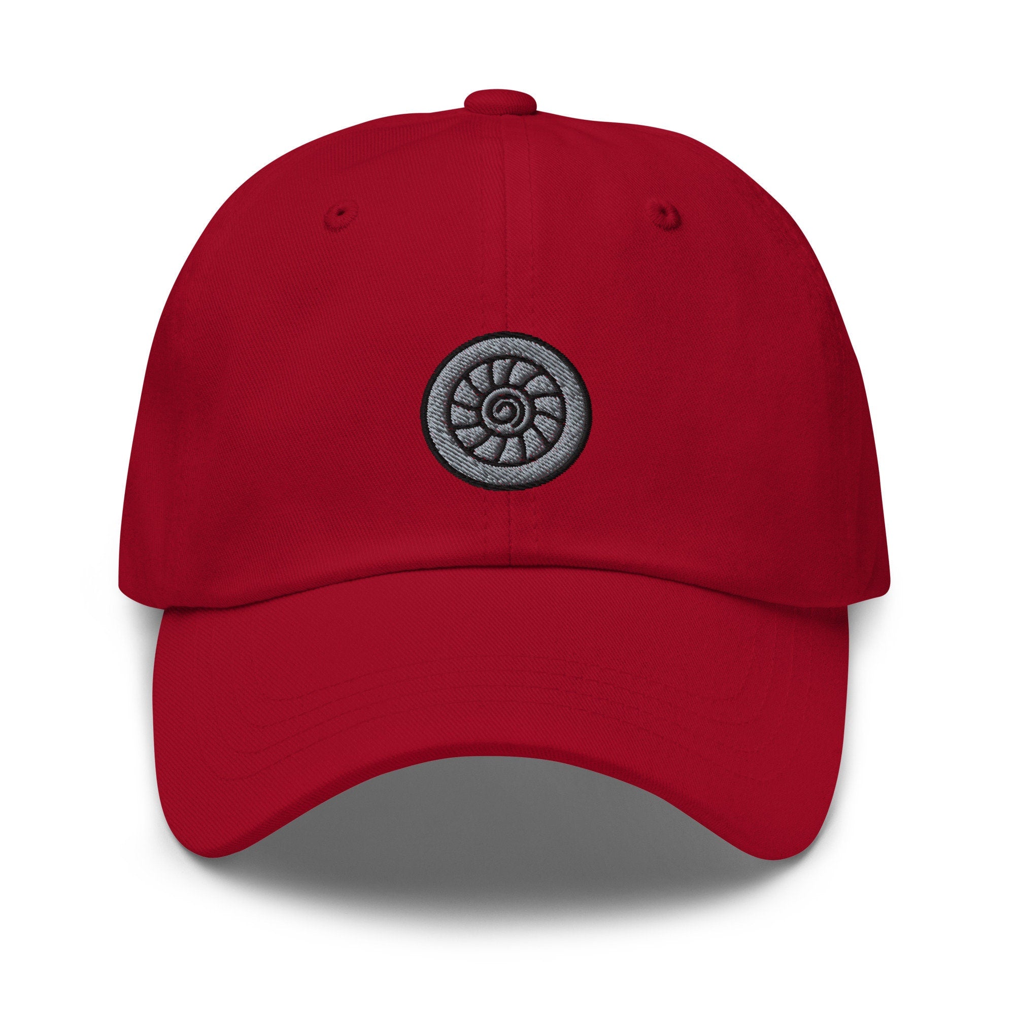 Airplane Jet Engine Embroidered Dad Hat