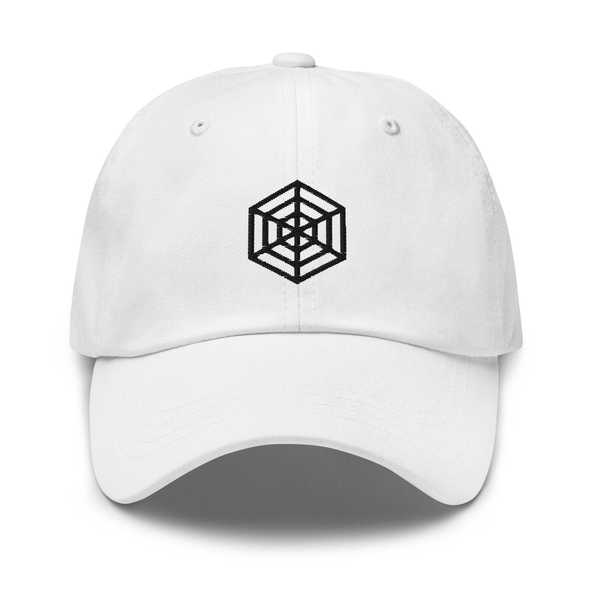 Spiderweb Embroidered Dad Hat