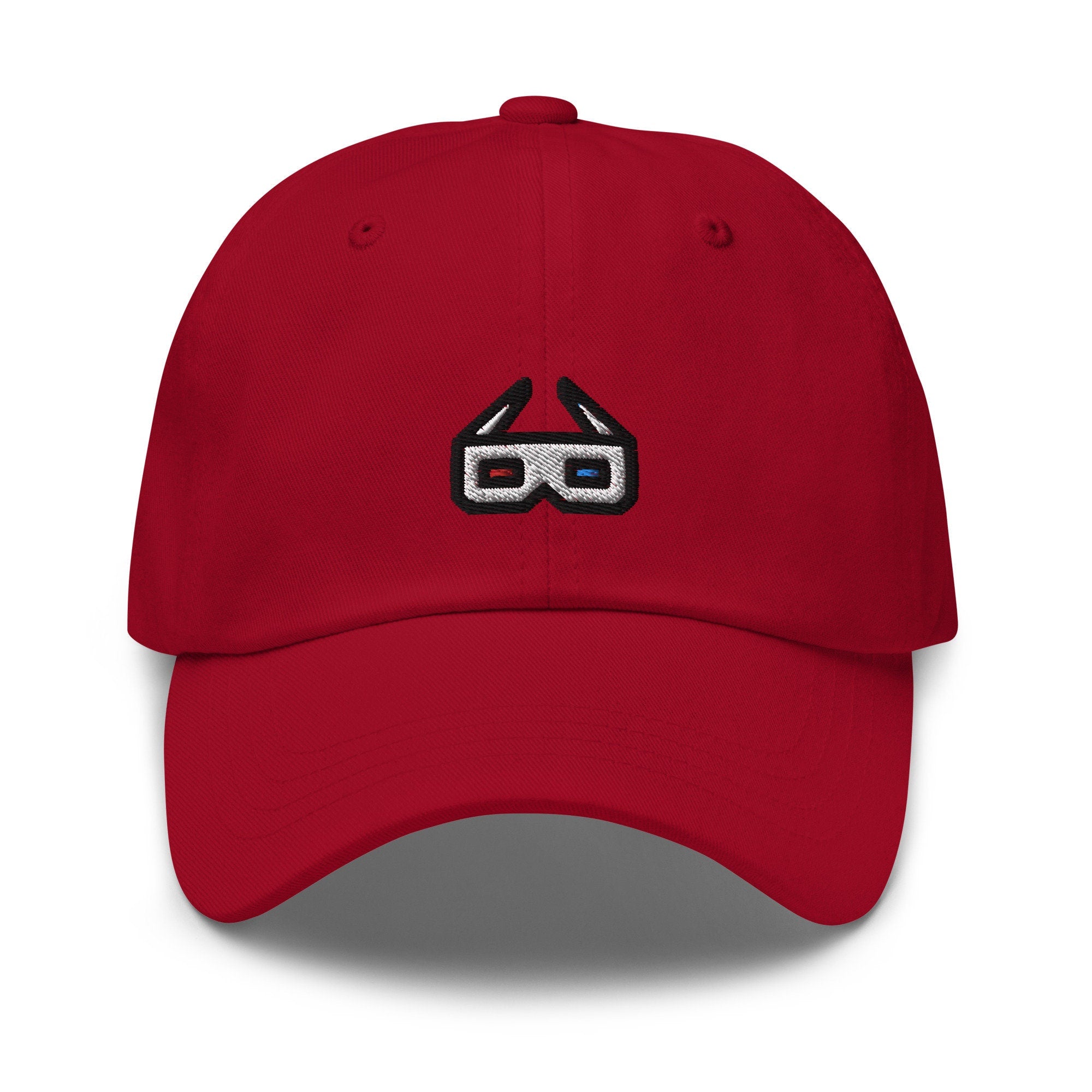 3D Movie Glasses Embroidered Dad Hat