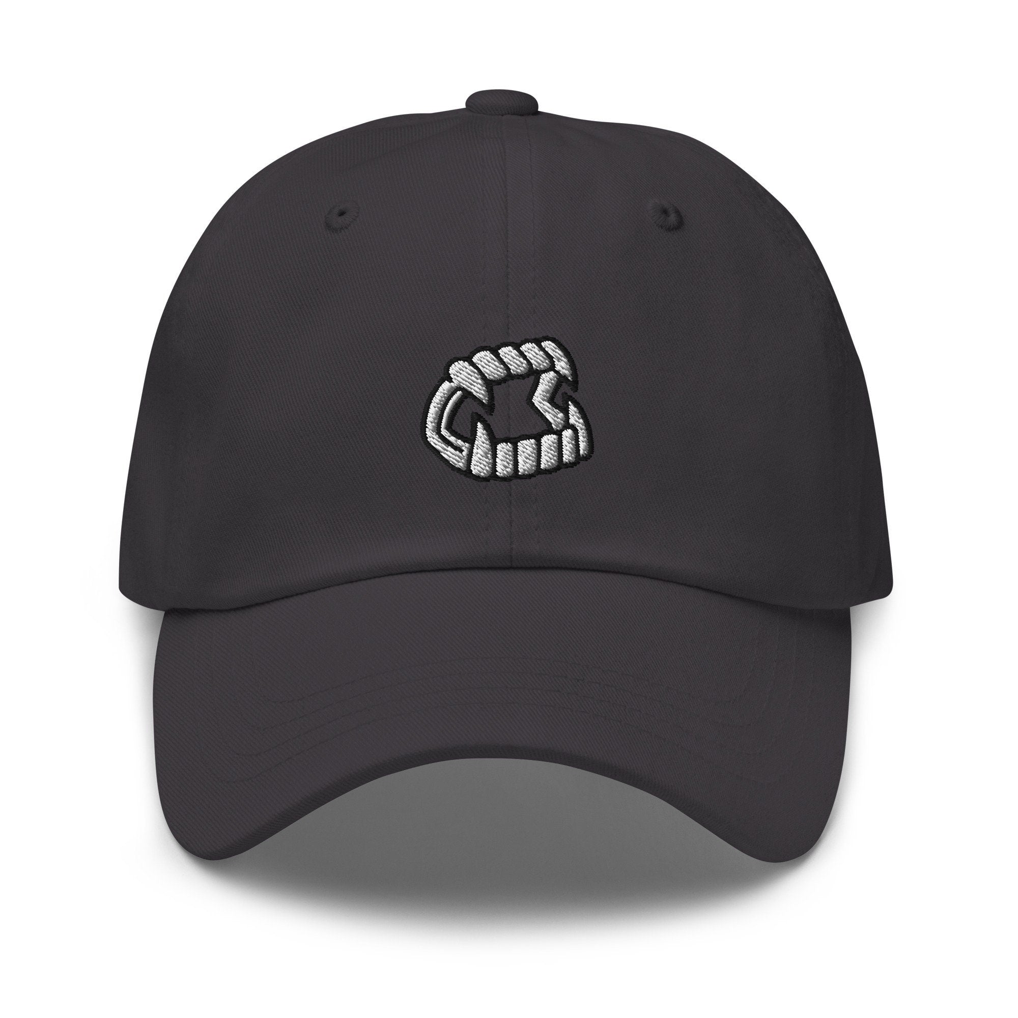 Vampire Teeth Embroidered Dad Hat
