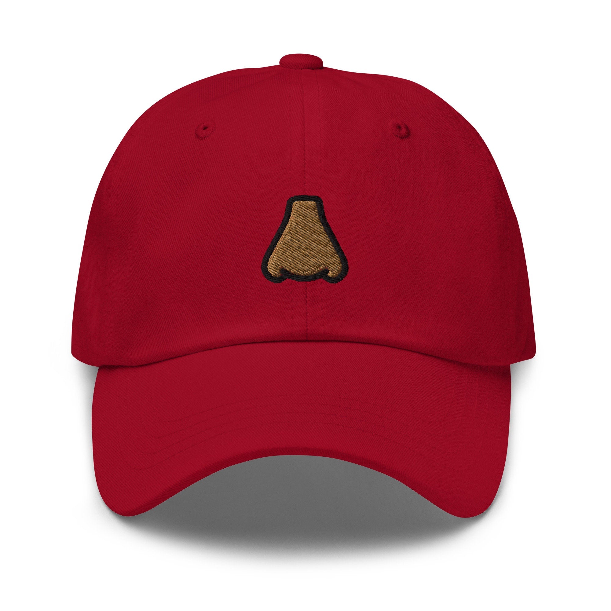 Nose Embroidered Dad Hat