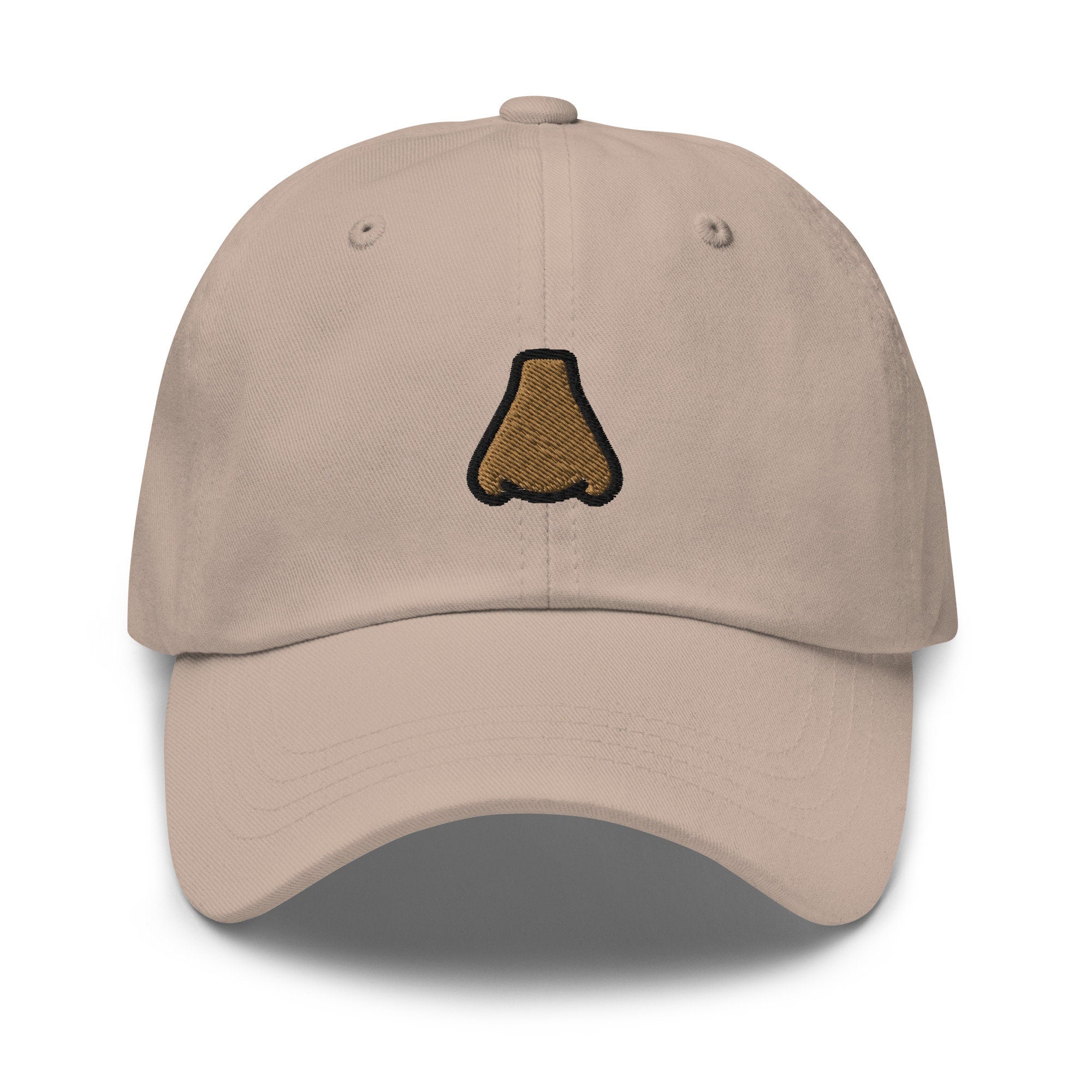 Nose Embroidered Dad Hat