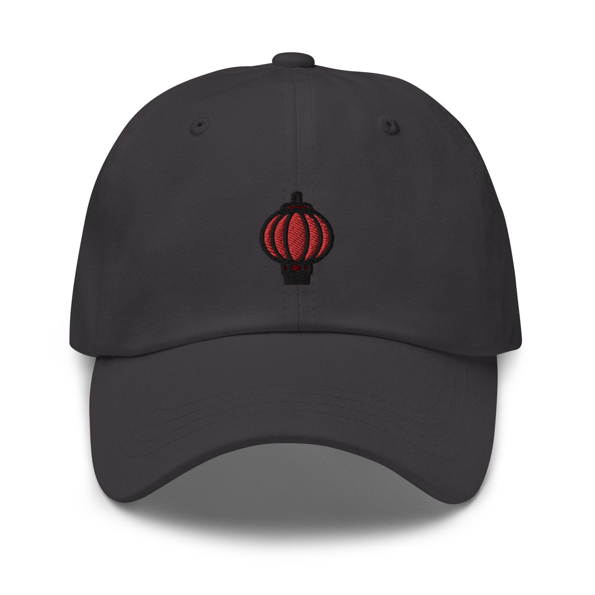 Chinese Lantern Embroidered Dad Hat