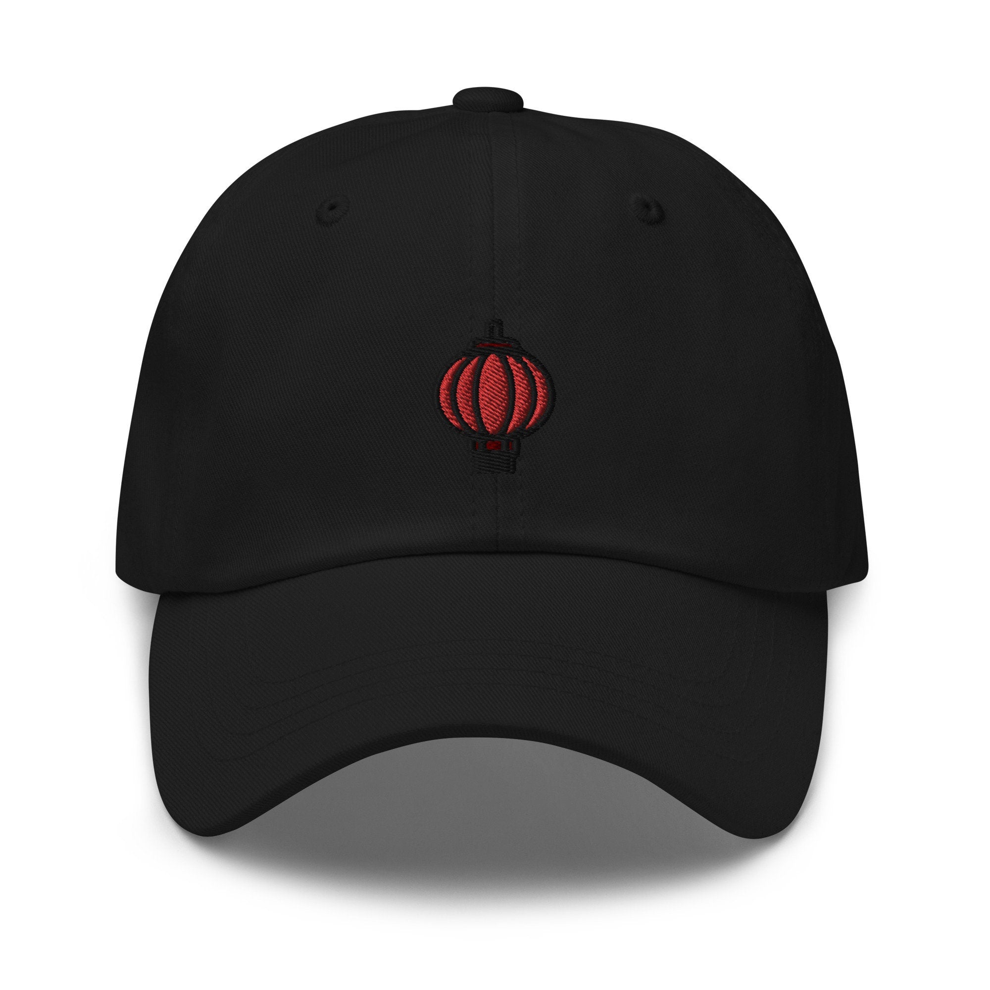 Chinese Lantern Embroidered Dad Hat