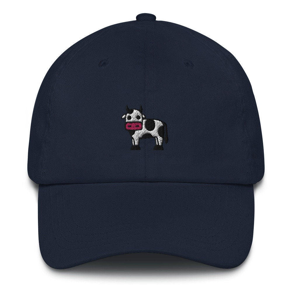 Cow Embroidered Dad Hat