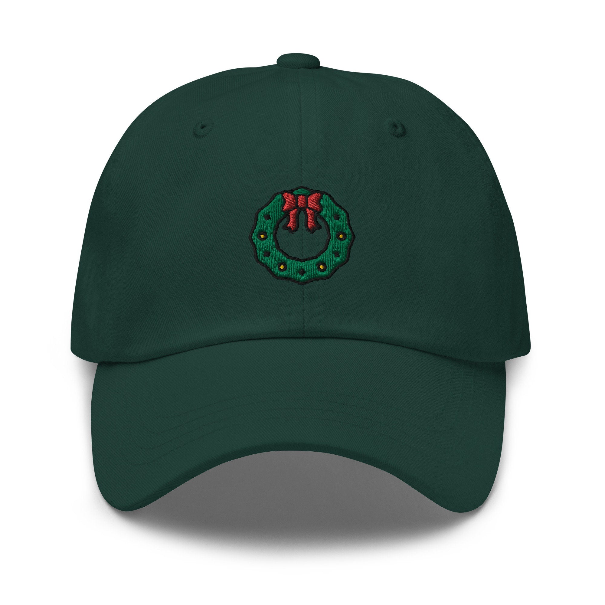 Wreath Embroidered Dad Hat