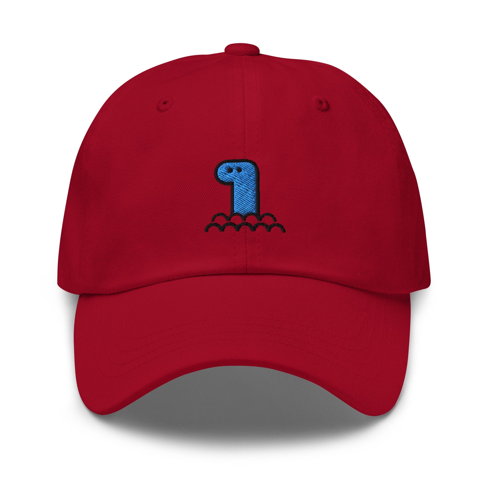 Sea Monster Embroidered Dad Hat