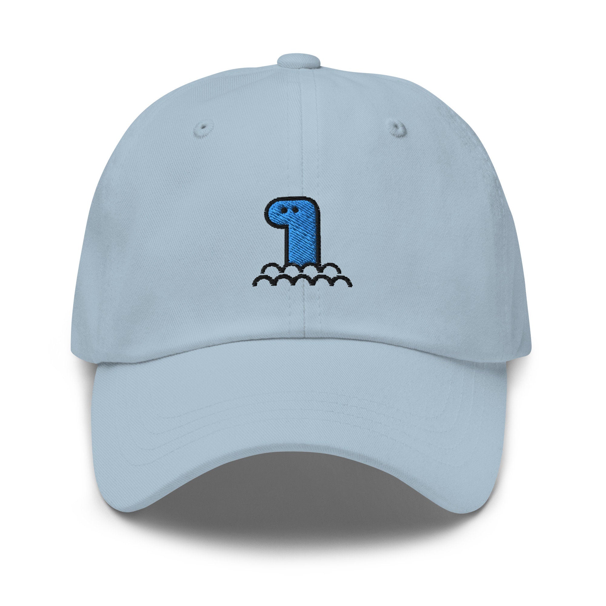 Sea Monster Embroidered Dad Hat
