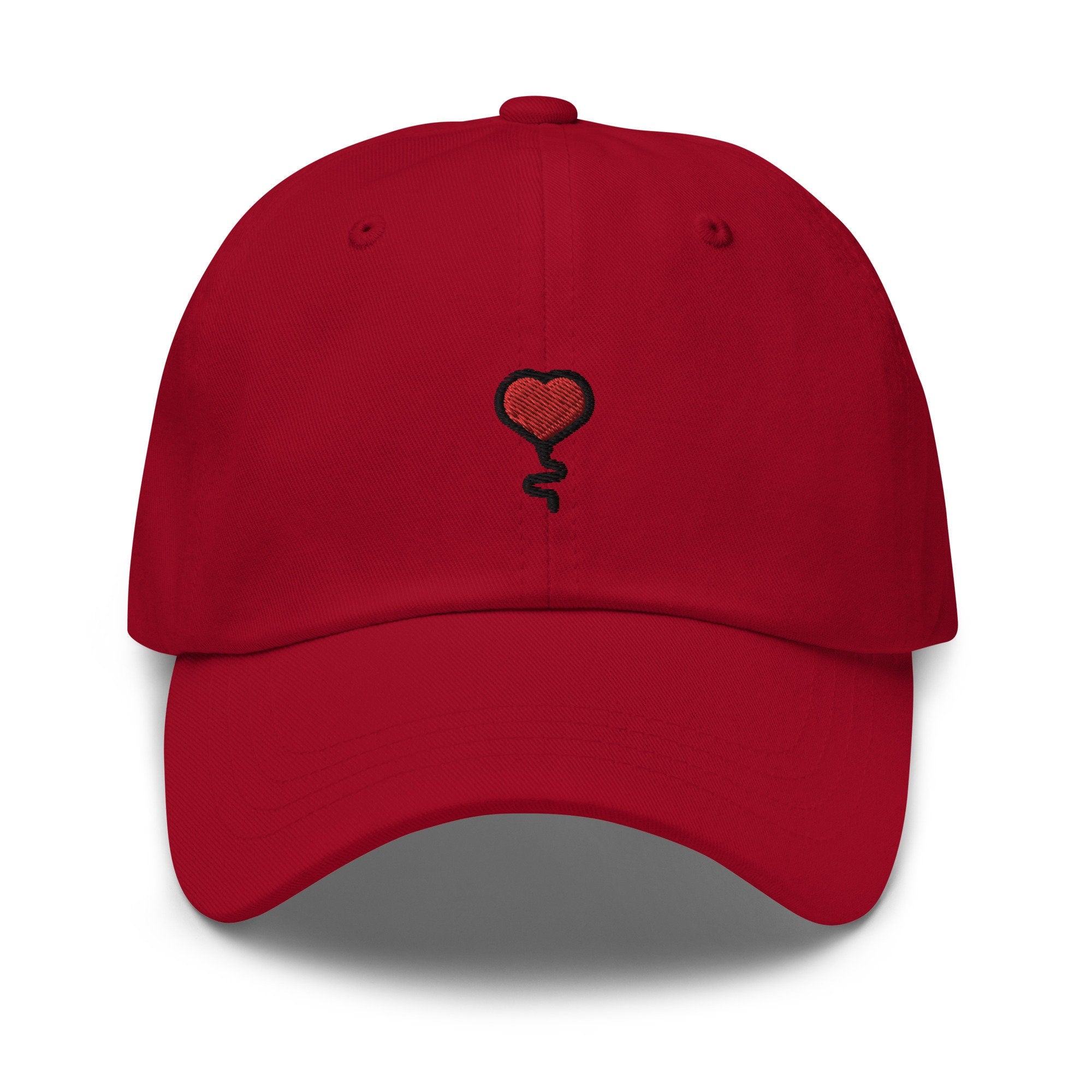 Heart Balloon Embroidered Dad Hat