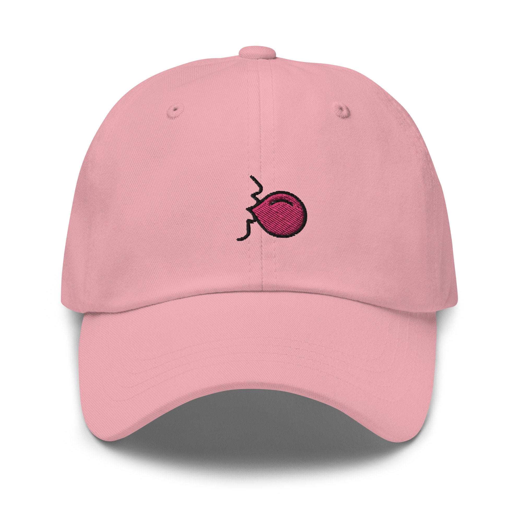 Bubble Gum Embroidered Dad Hat