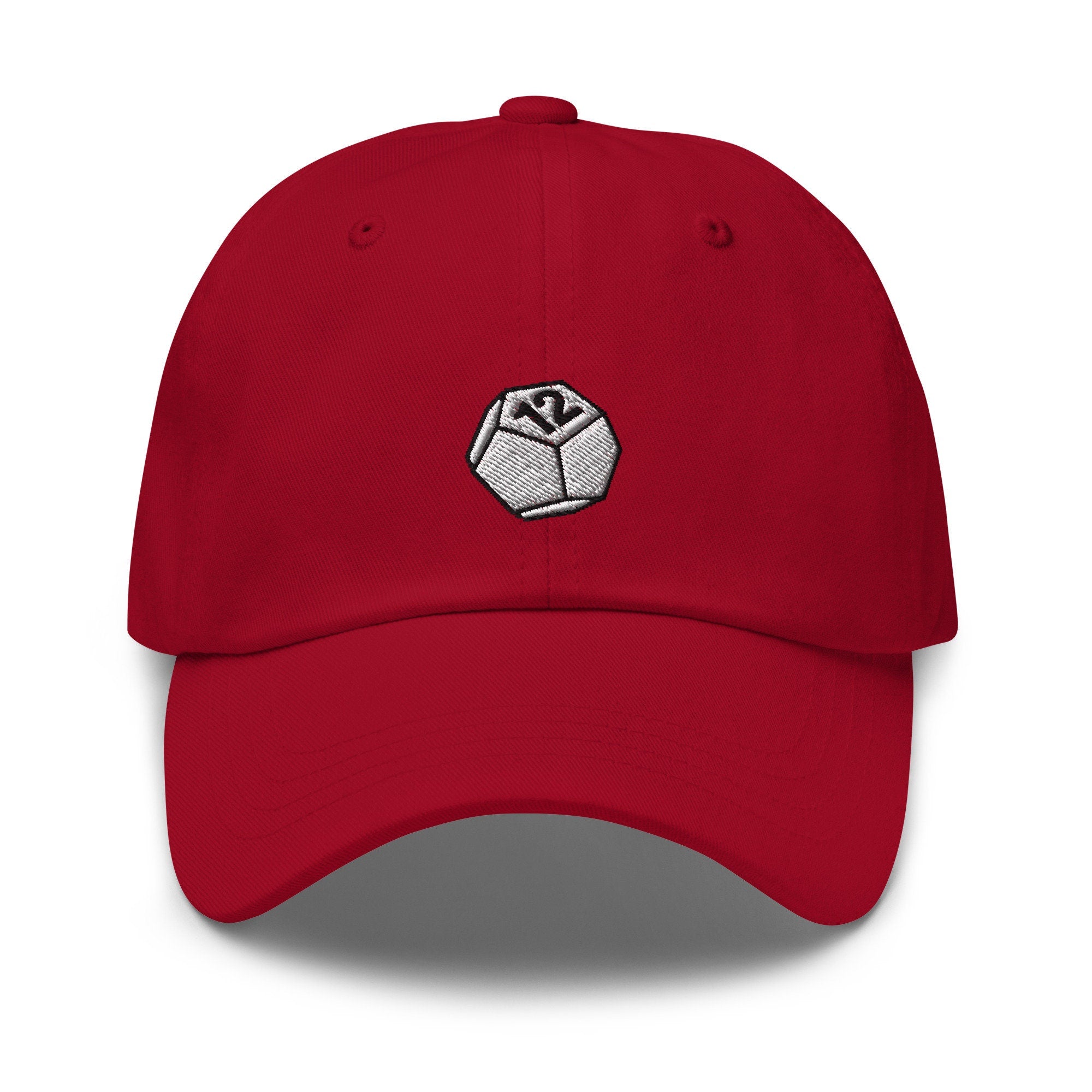 12 Sided Die Embroidered Dad Hat