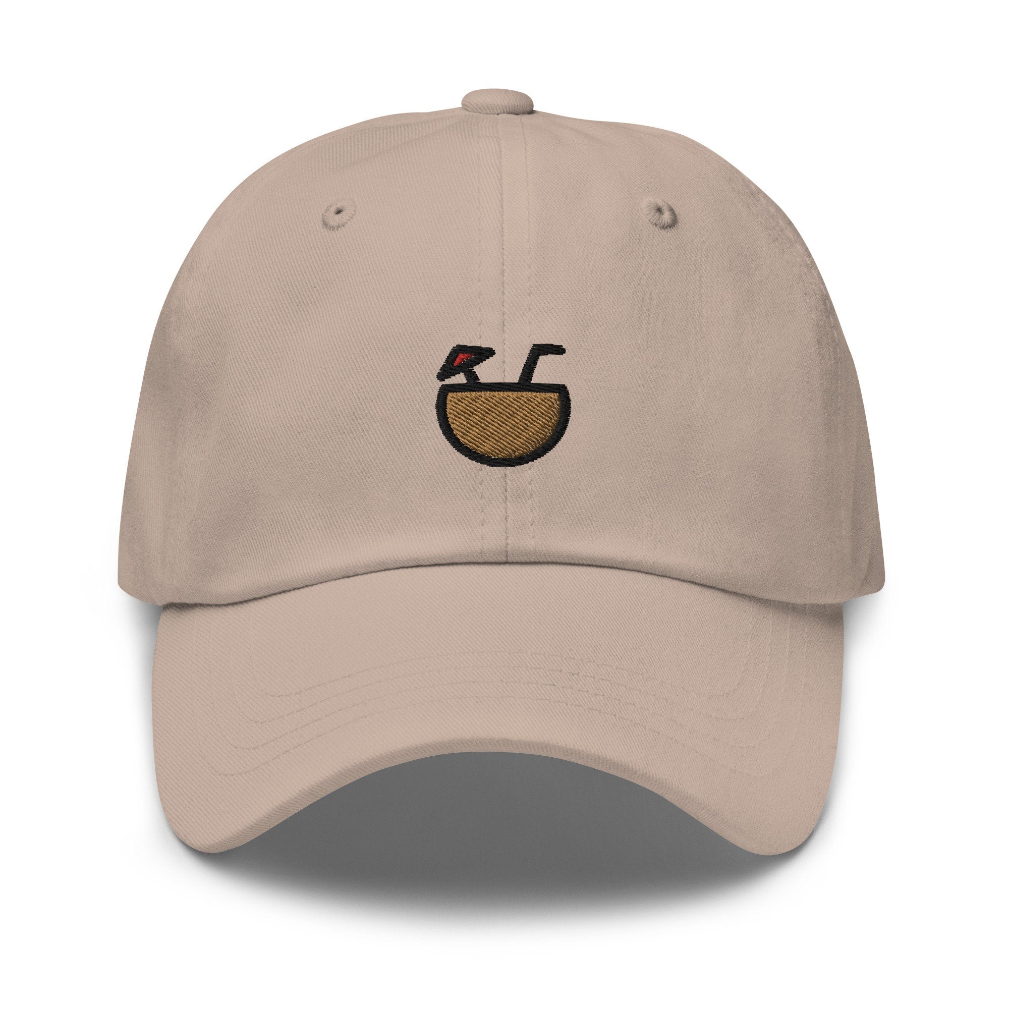 Coconut Drink Embroidered Dad Hat