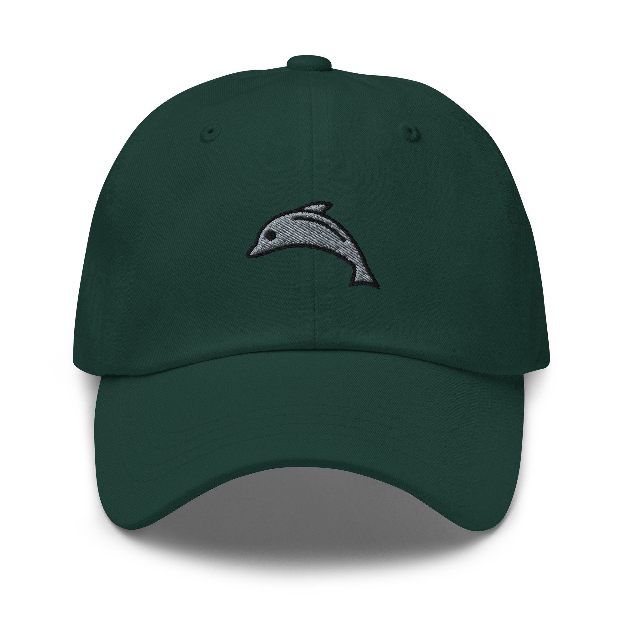 Dolphin Embroidered Dad Hat