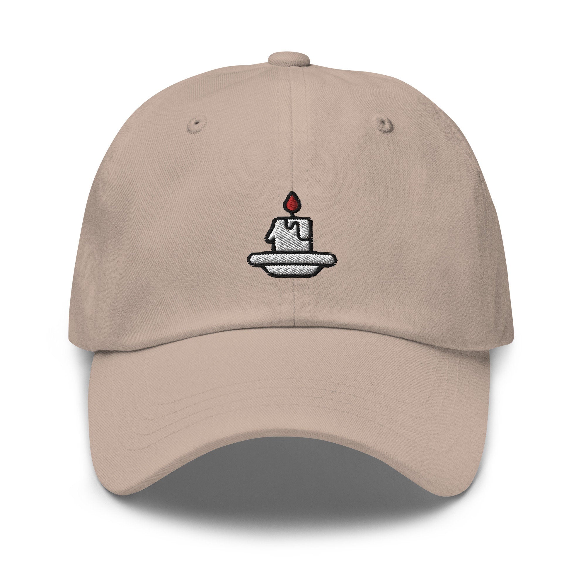 Candle Embroidered Dad Hat