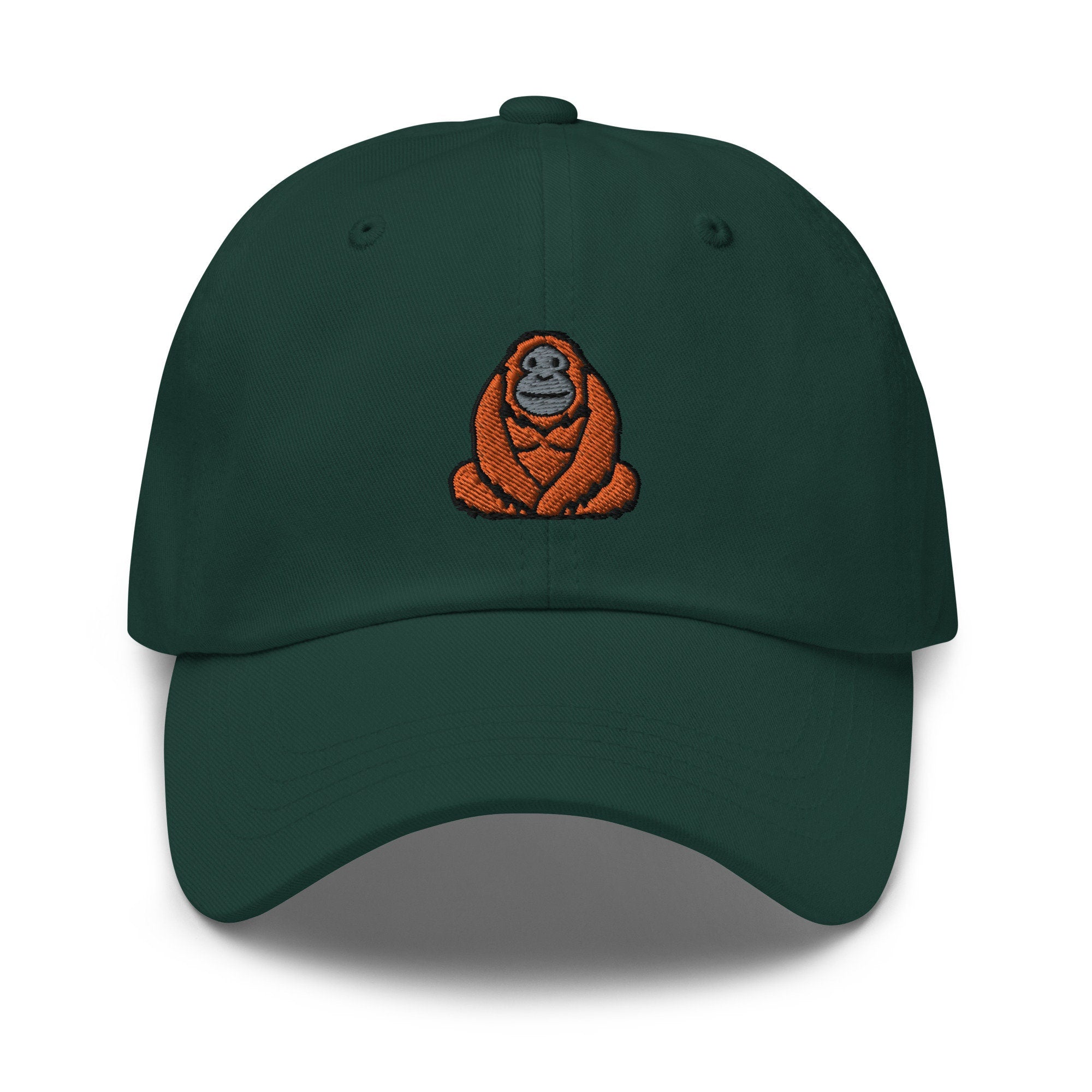 Orangutan Embroidered Dad Hat