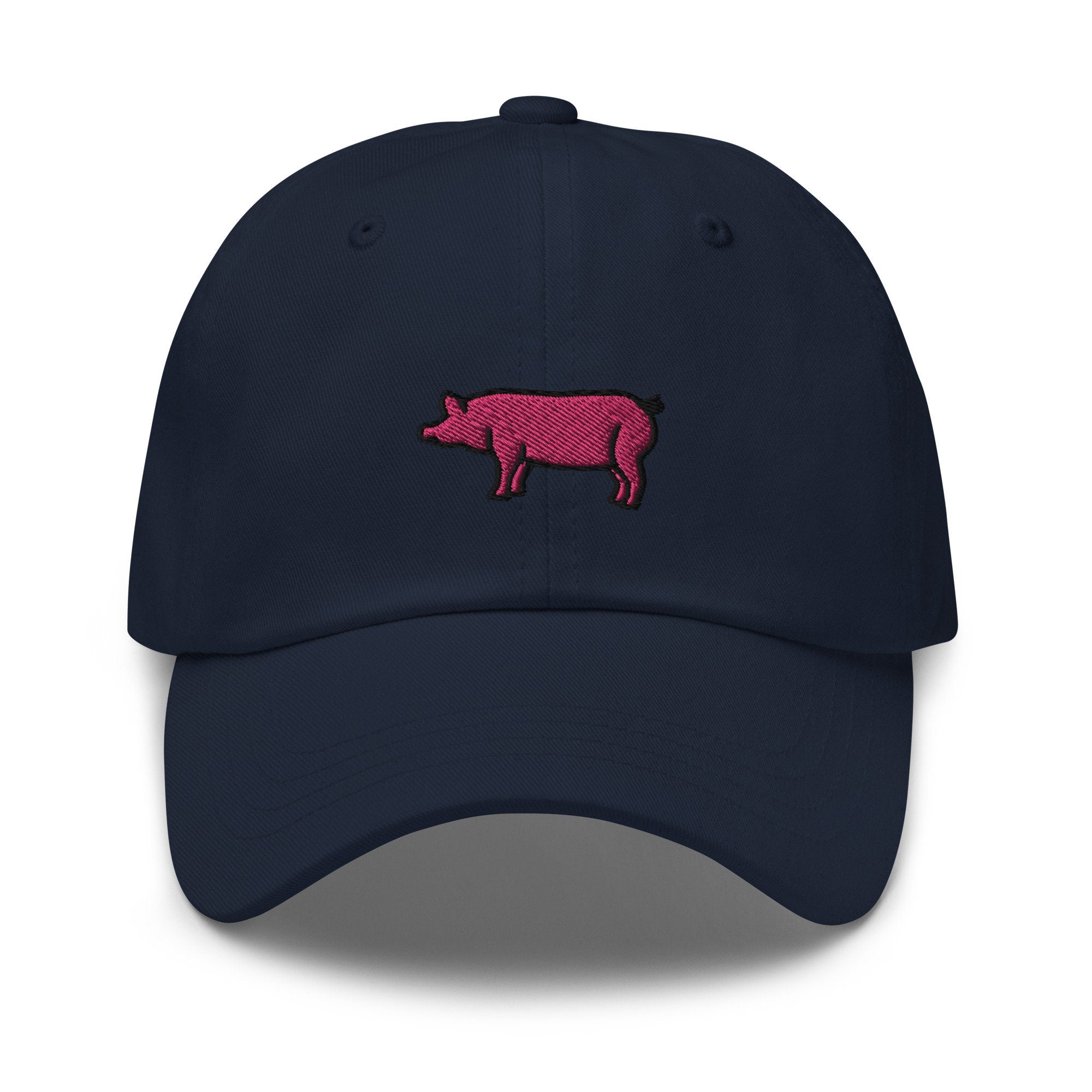 Pig Embroidered Dad Hat