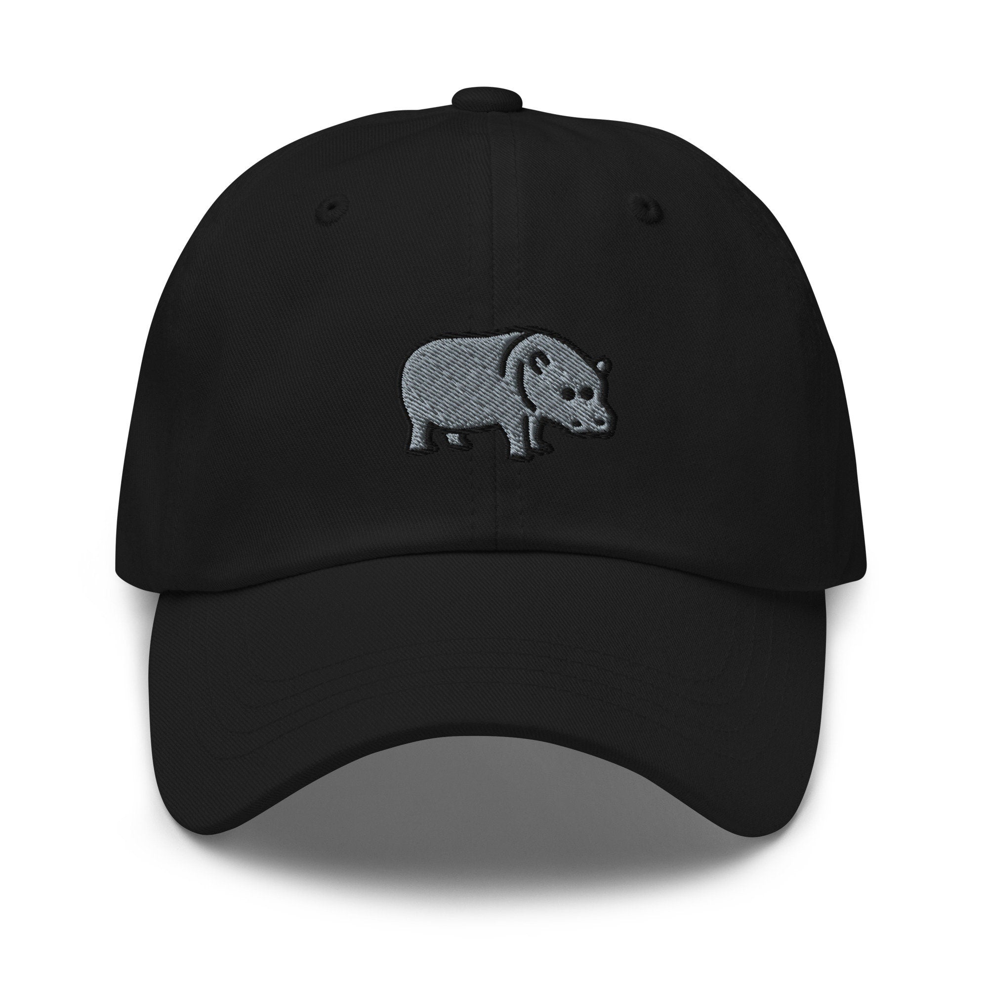 Hippopotamus Embroidered Dad Hat