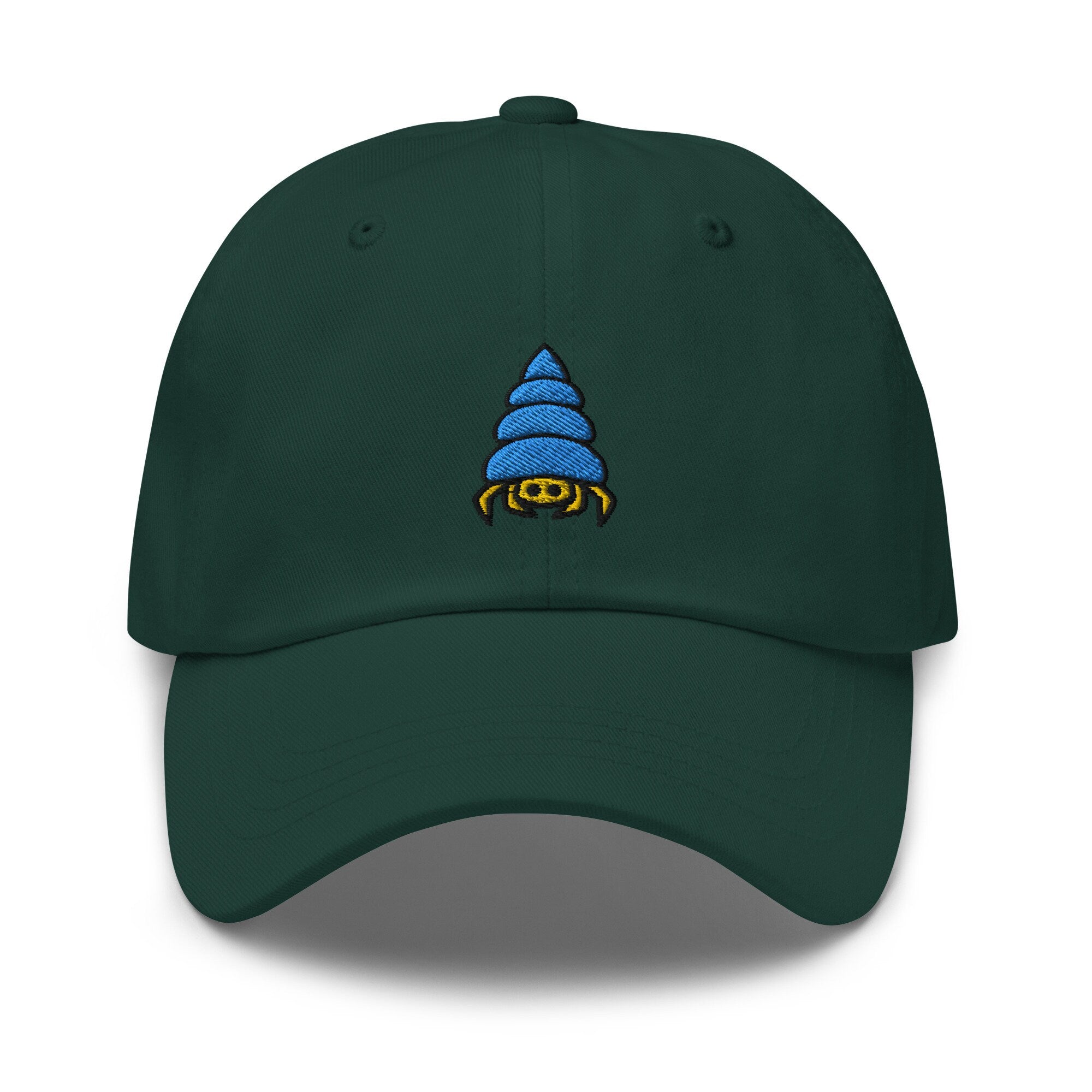 Hermit Crab Embroidered Dad Hat