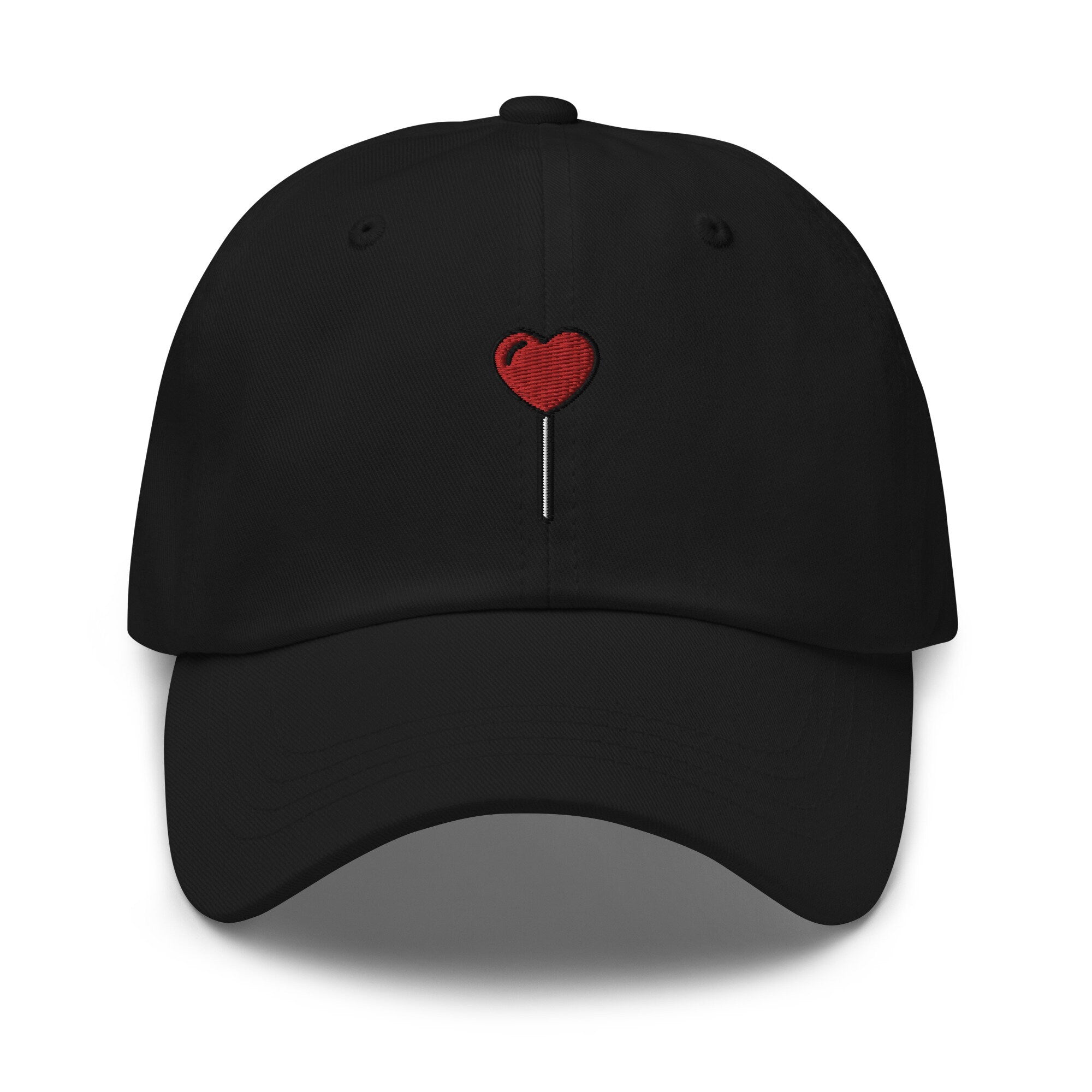 Heart Lollipop Embroidered Dad Hat