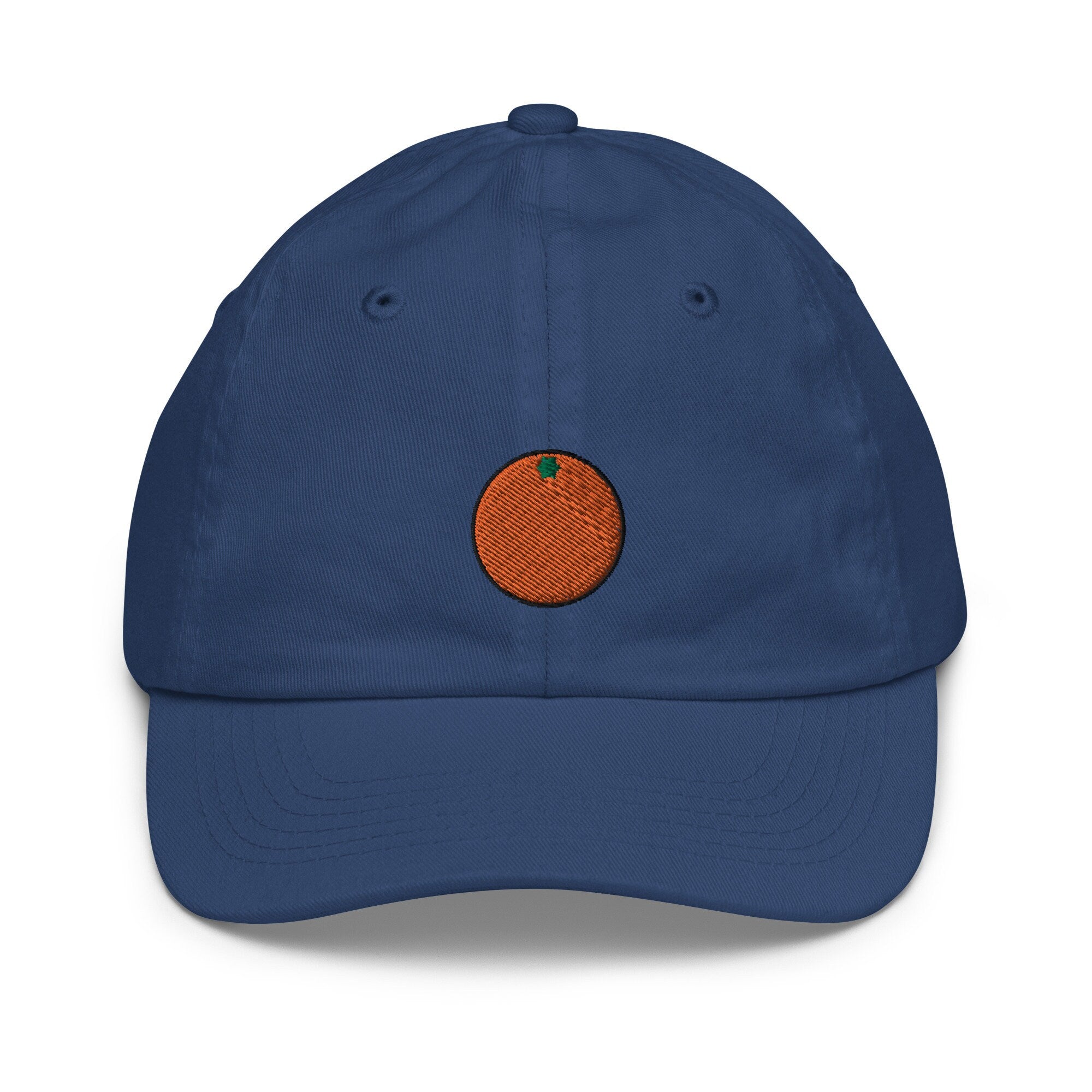 Kids Orange Youth Baseball Cap, Embroidered Kids Hat, Childrens Hat Gift - Multiple Colors