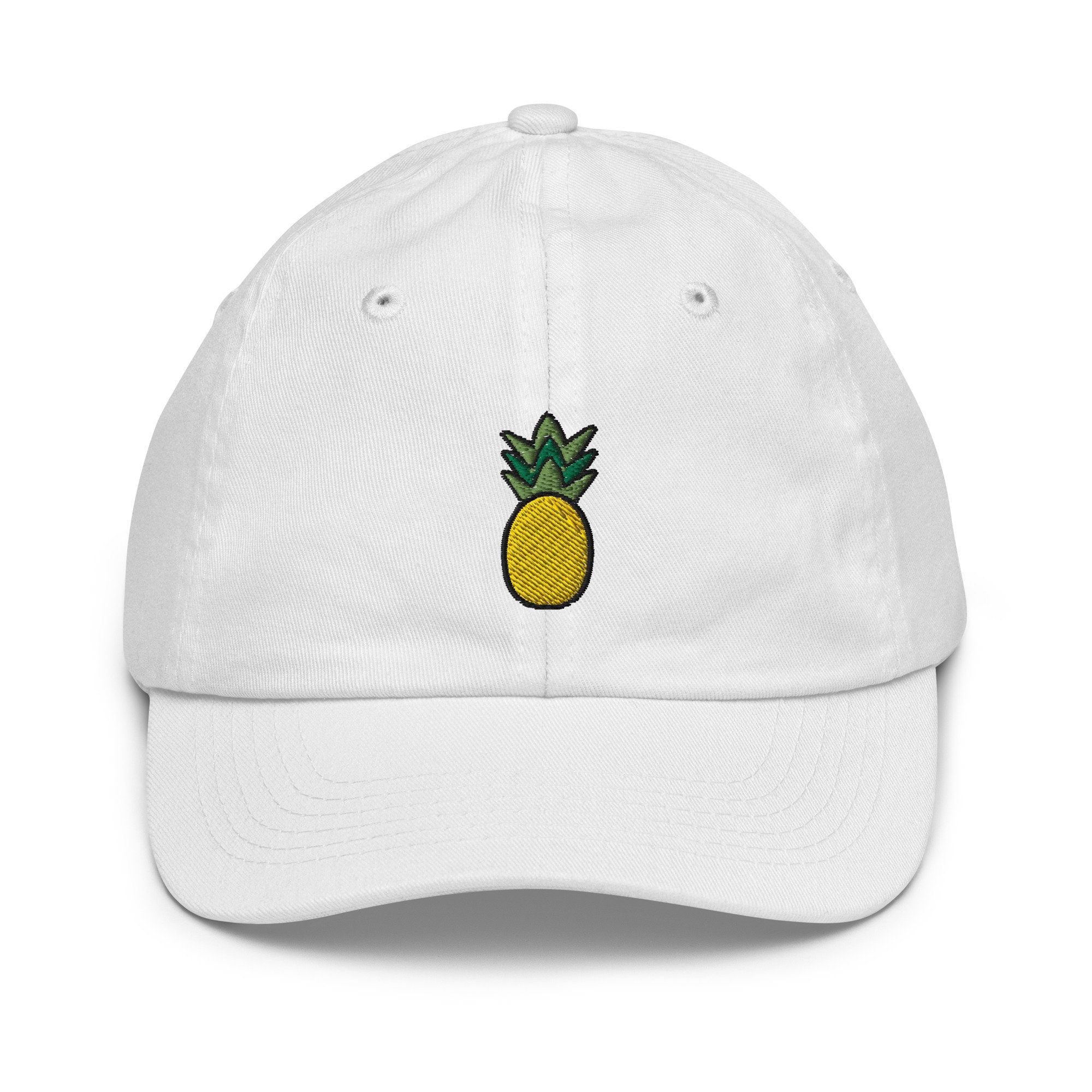 Kids Pineapple Youth Baseball Cap, Embroidered Kids Hat, Childrens Hat Gift - Multiple Colors