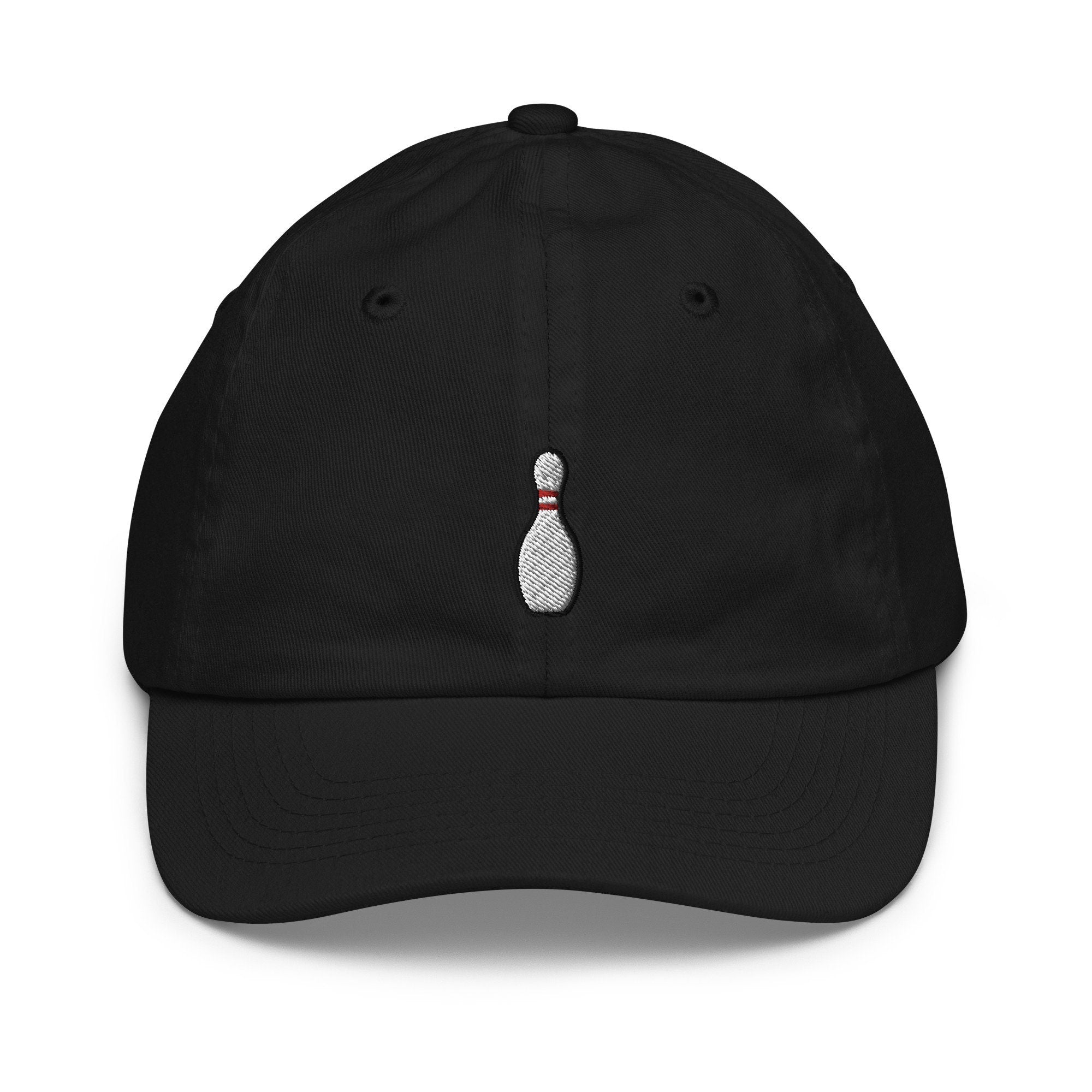 Kids Bowling Pin Youth Baseball Cap, Embroidered Kids Hat, Childrens Hat Gift - Multiple Colors