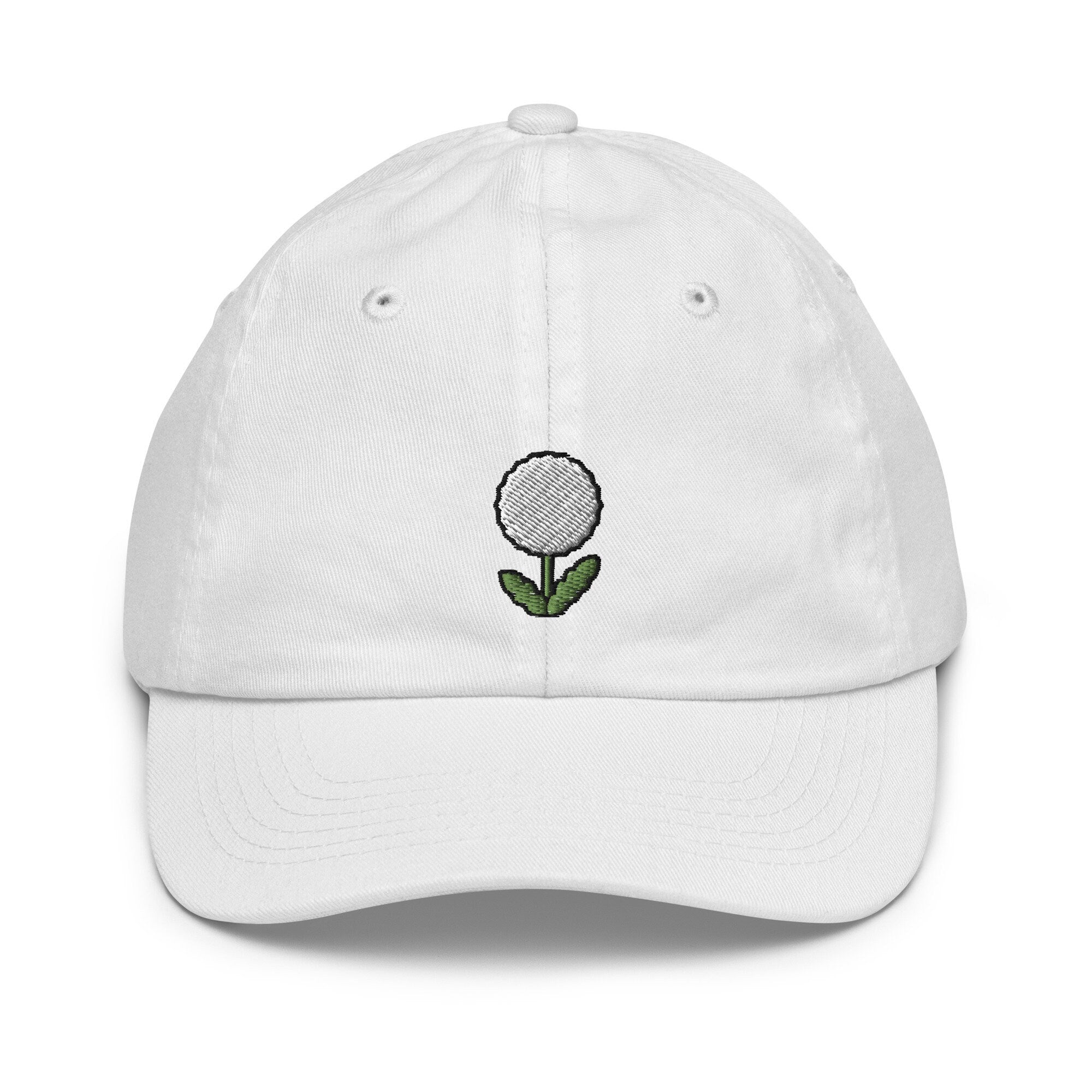 Kids Dandelion Youth Baseball Cap, Embroidered Kids Hat, Childrens Hat Gift - Multiple Colors