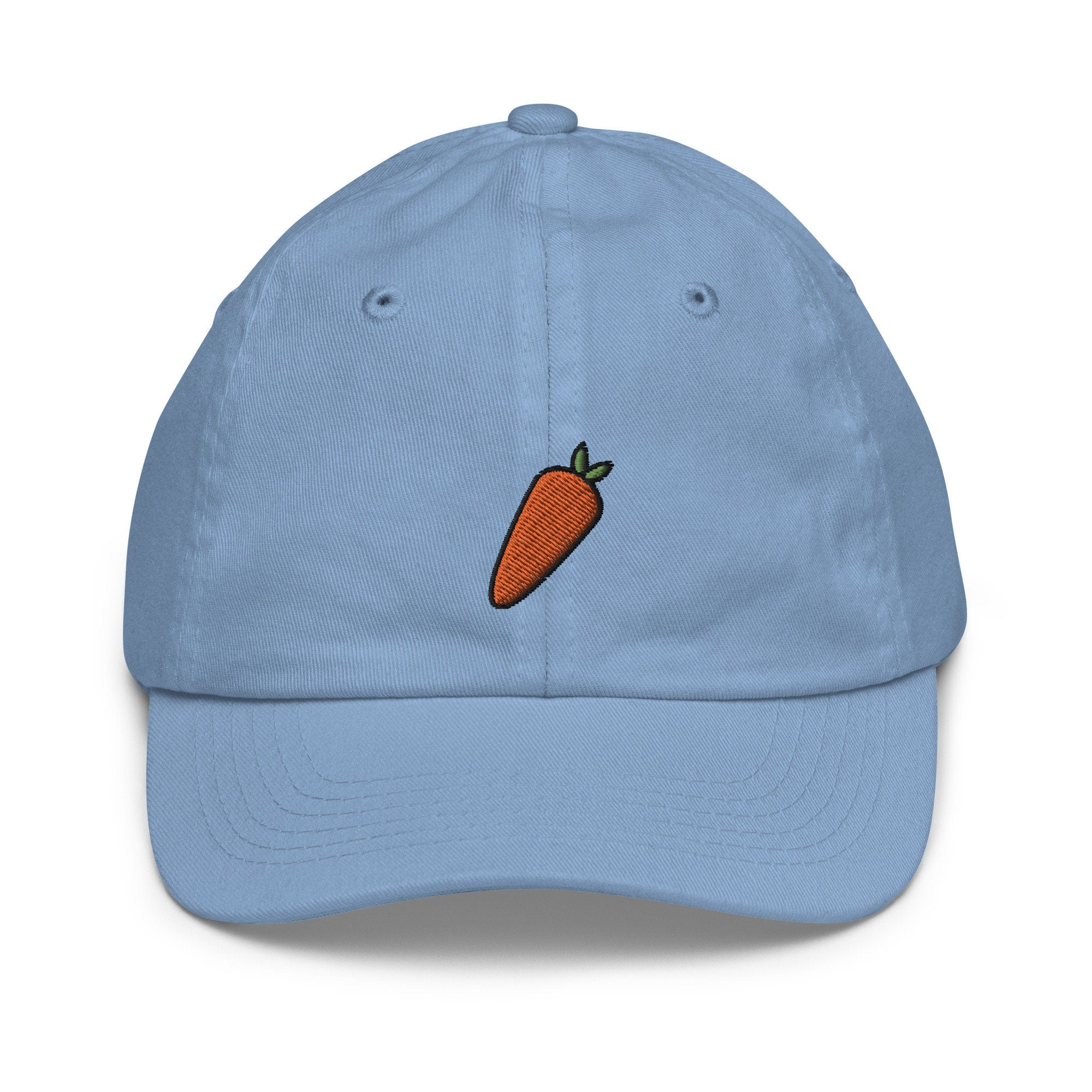 Kids Carrot Youth Baseball Cap, Embroidered Kids Hat, Childrens Hat Gift - Multiple Colors