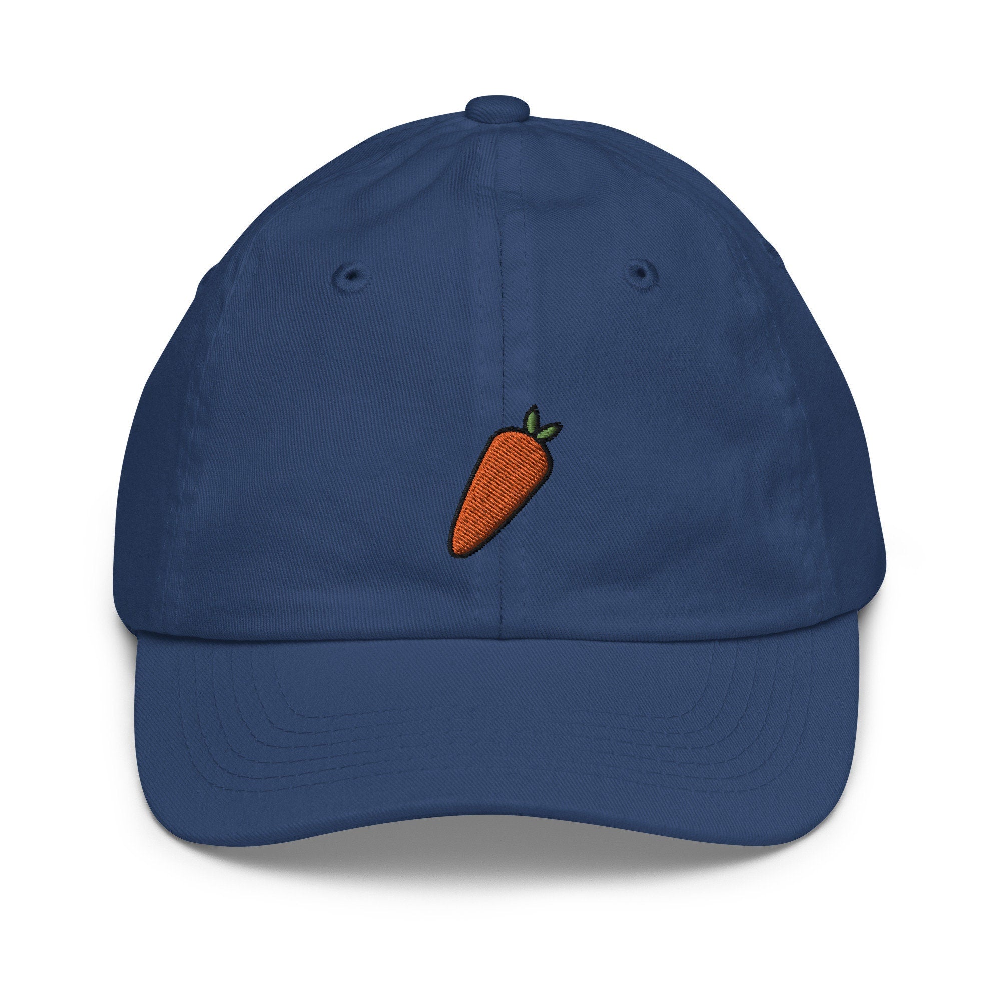 Kids Carrot Youth Baseball Cap, Embroidered Kids Hat, Childrens Hat Gift - Multiple Colors