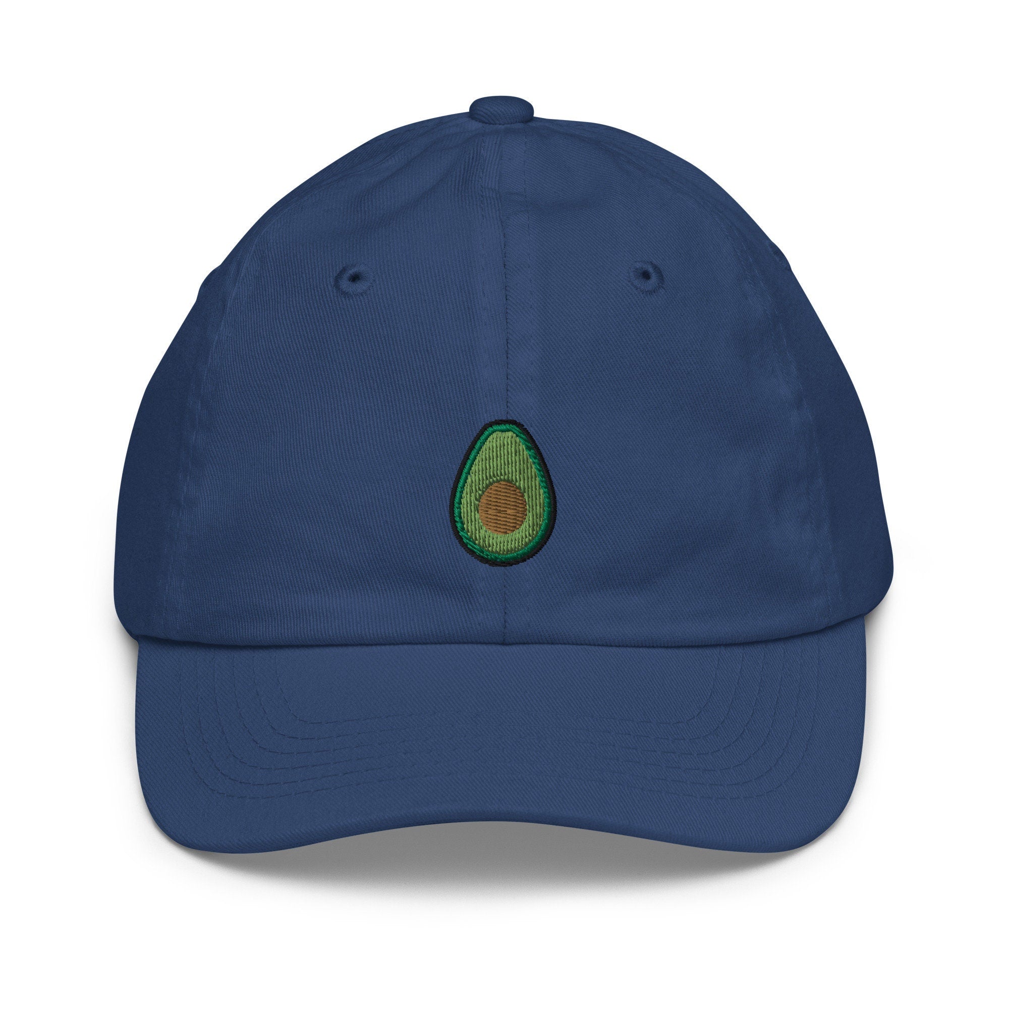 Kids Avocado Youth Baseball Cap, Embroidered Kids Hat, Childrens Hat Gift - Multiple Colors
