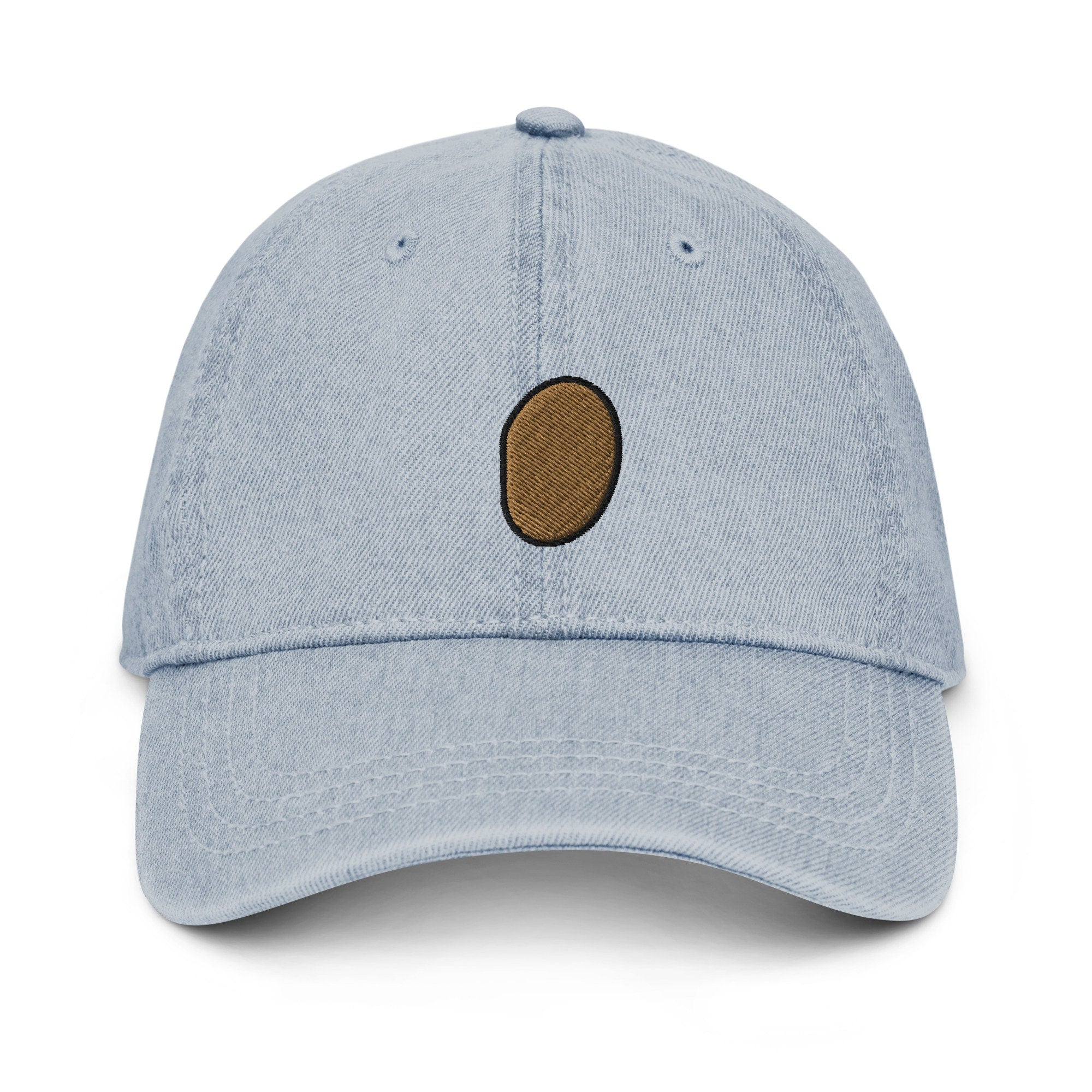 Potato Denim Hat, Premium Embroidered Denim Cap, Hat Embroidery Gift - Multiple Colors