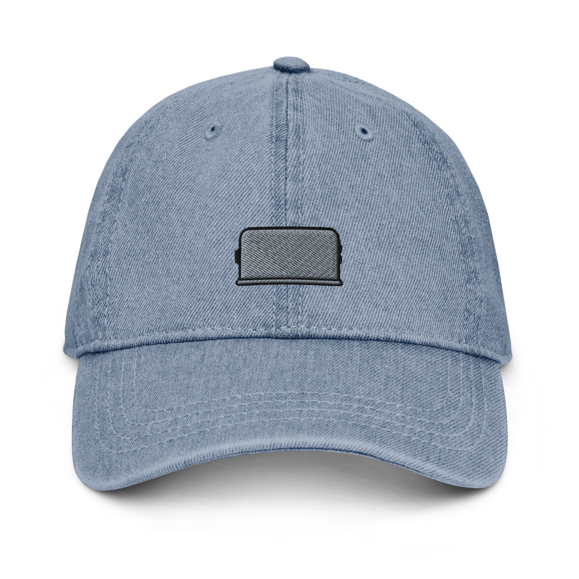 Toaster Denim Hat, Premium Embroidered Denim Cap, Hat Embroidery Gift - Multiple Colors