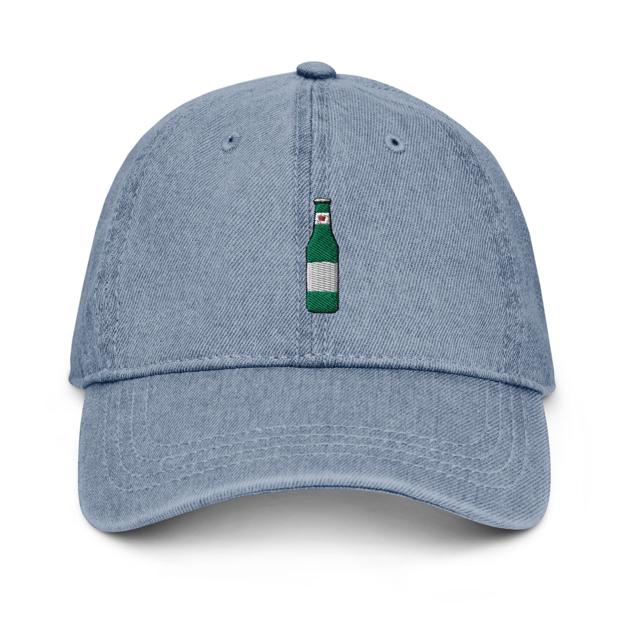 Beer Denim Hat, Premium Embroidered Denim Cap, Hat Embroidery Gift - Multiple Colors