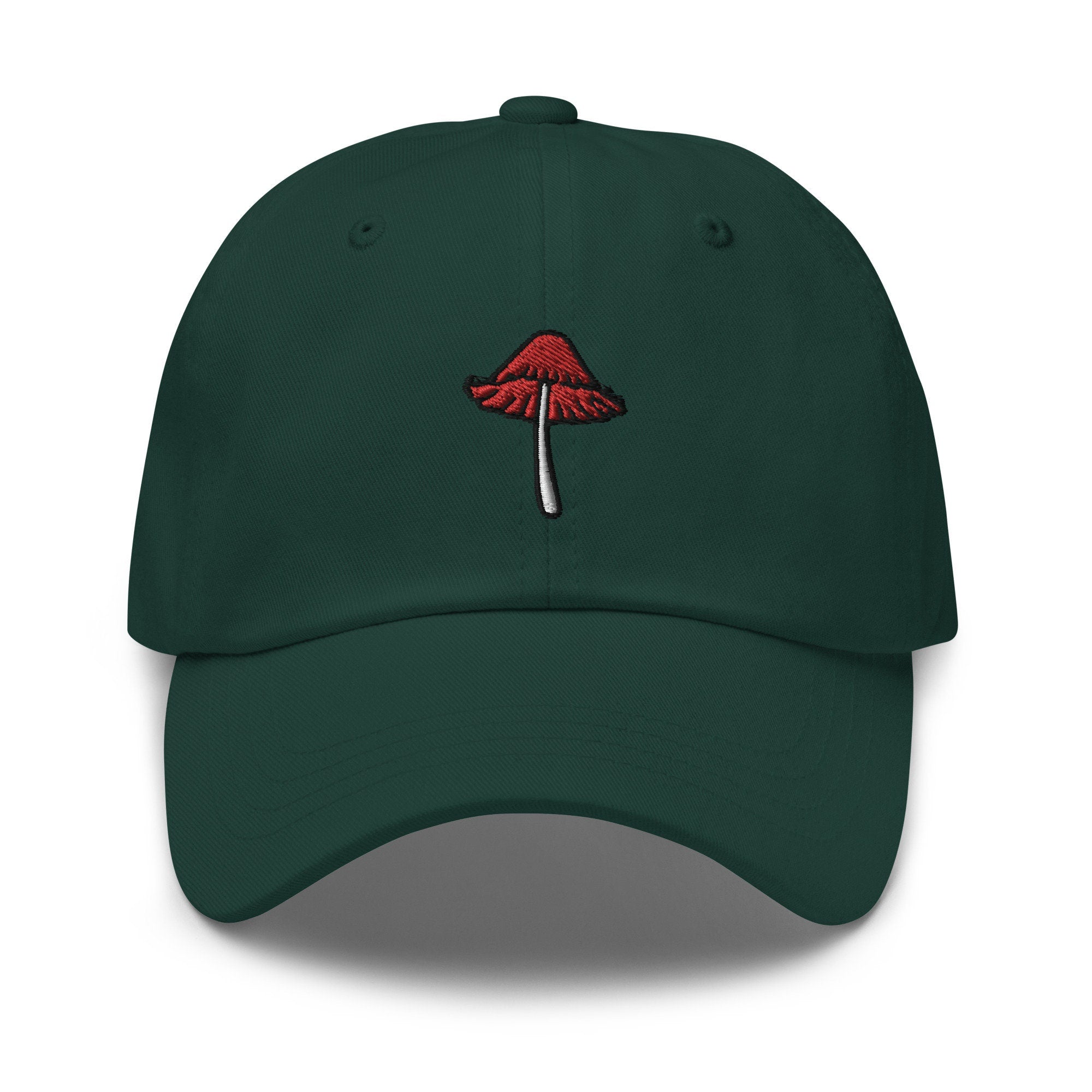 Mushroom Embroidered Dad Hat