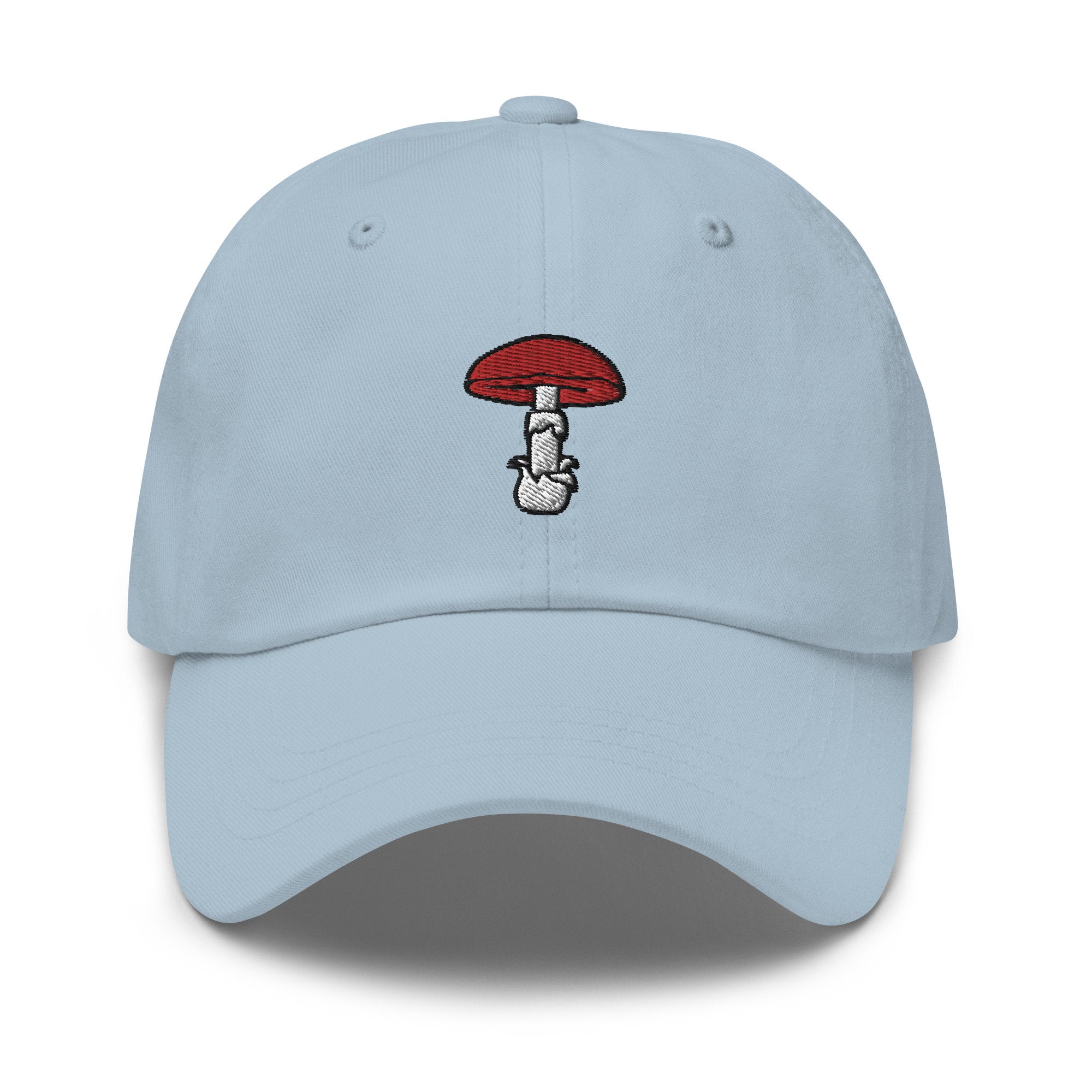 Mushroom Embroidered Dad Hat