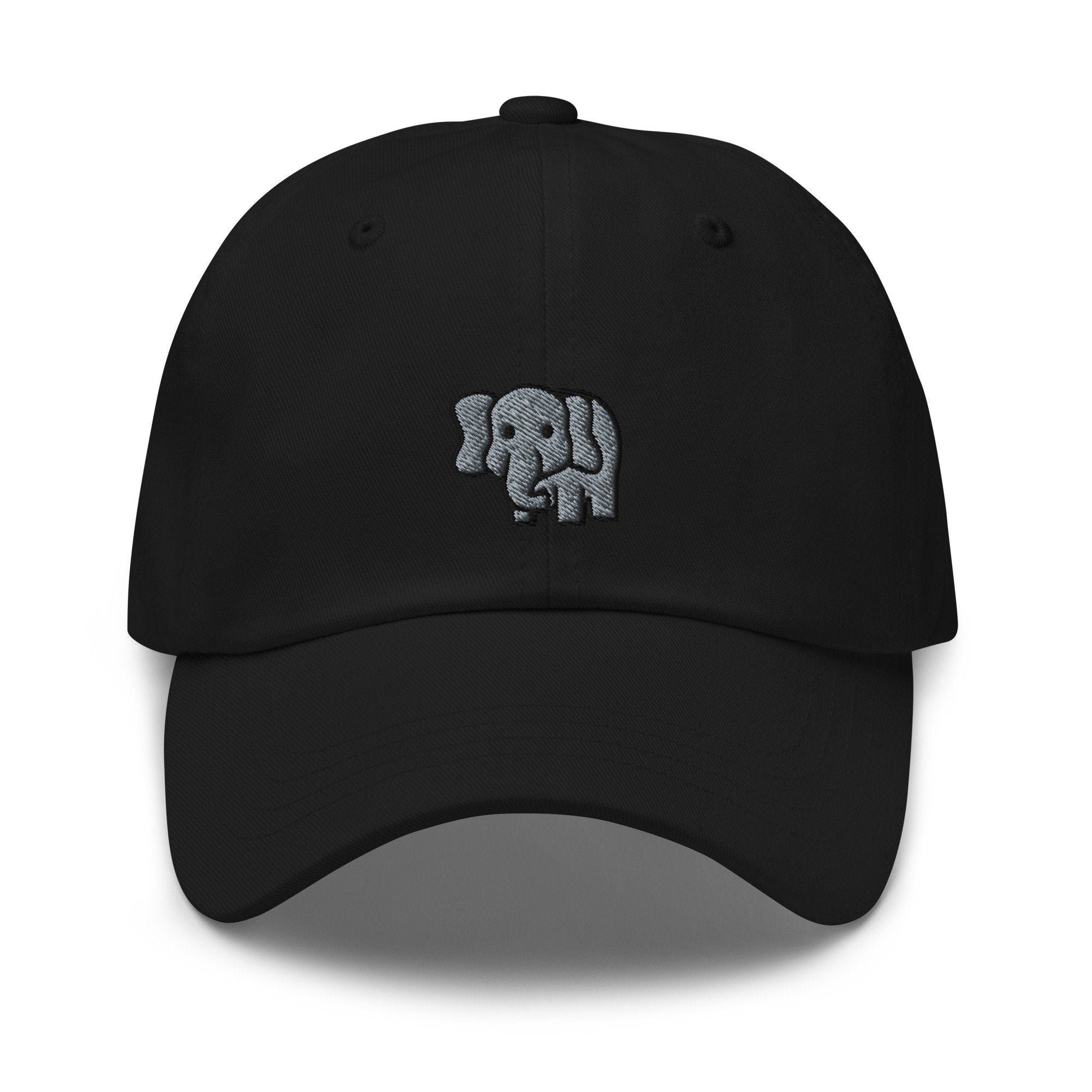 Elephant Embroidered Dad Hat