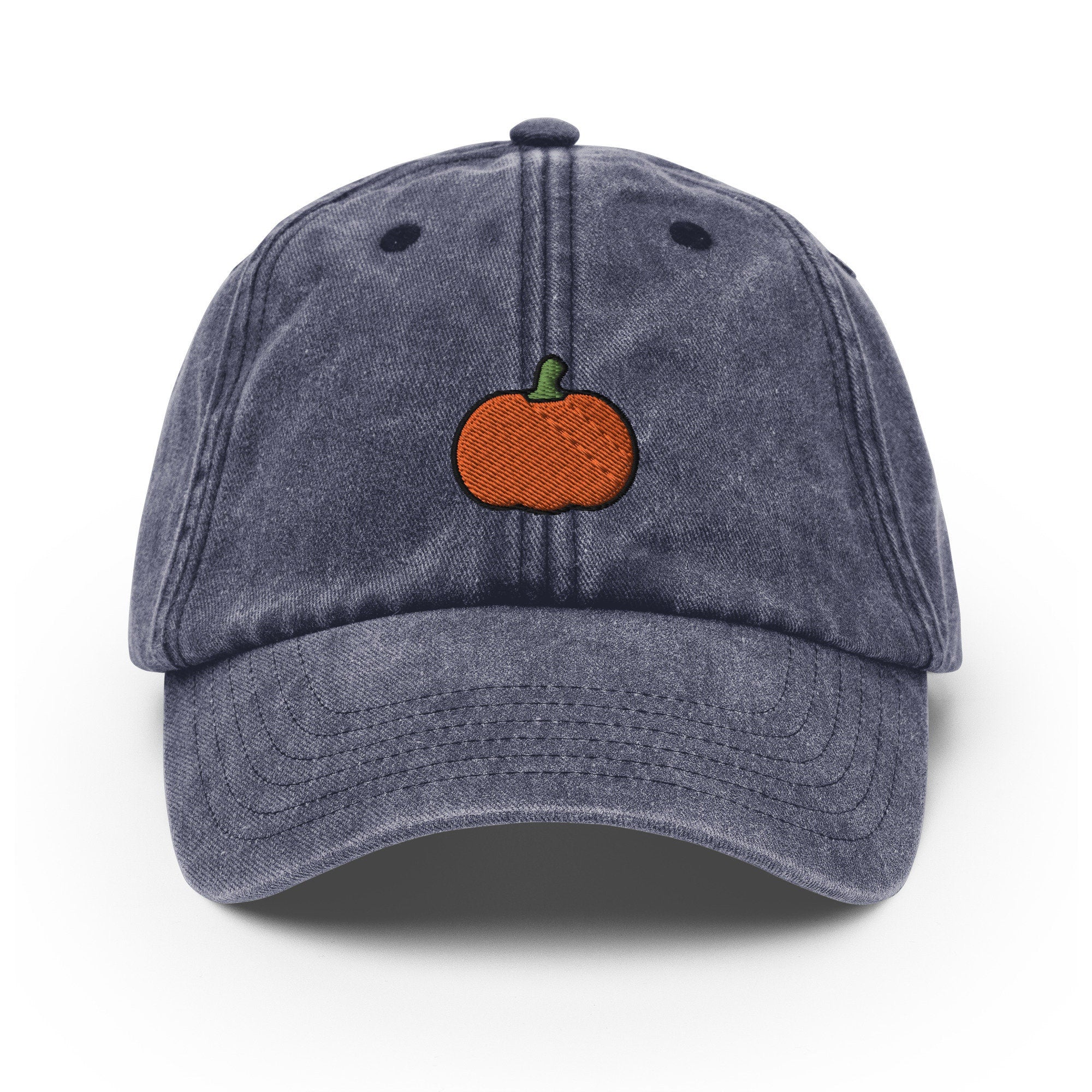 Pumpkin Vintage Hat, Aged Dad Cap, Faded Baseball Cap Gift - Multiple Colors