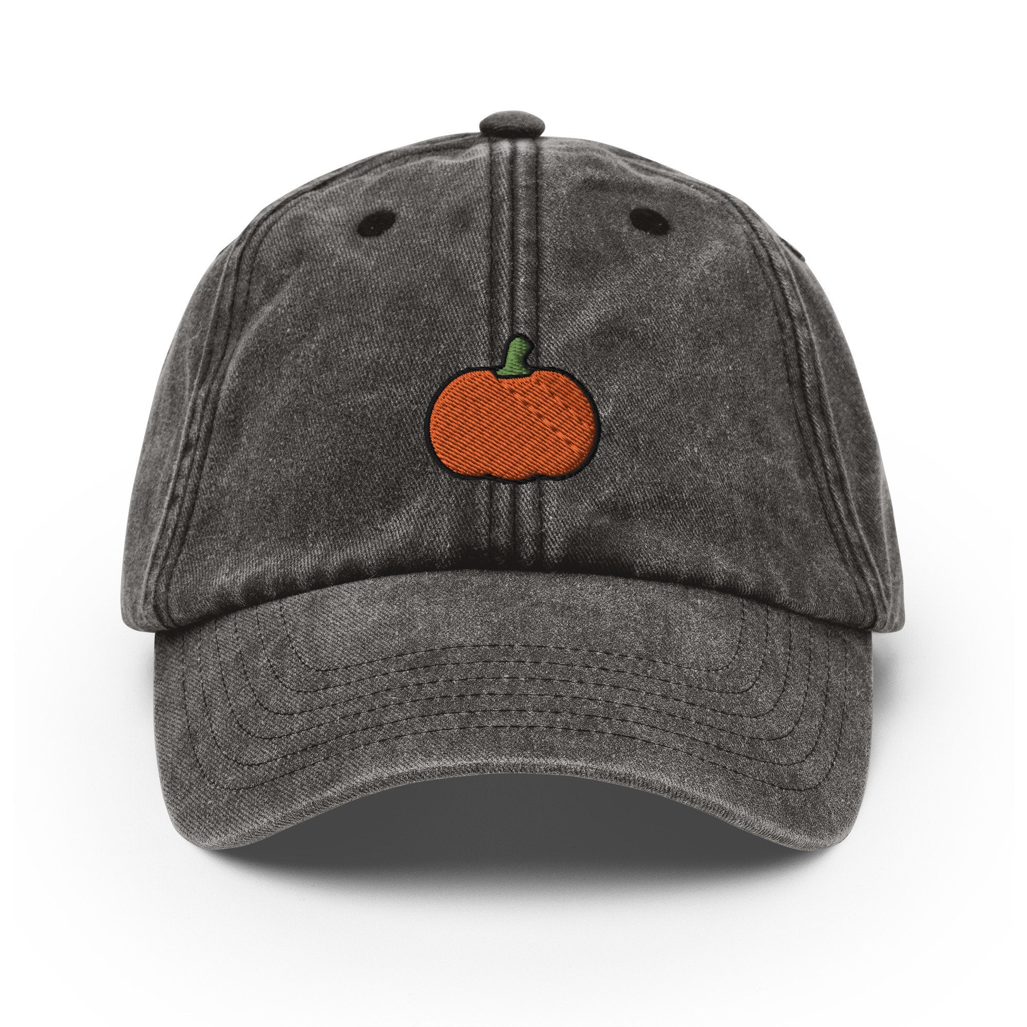 Pumpkin Vintage Hat, Aged Dad Cap, Faded Baseball Cap Gift - Multiple Colors