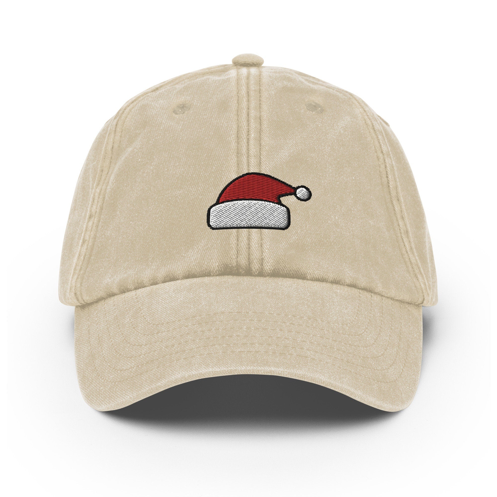 Santa Hat Vintage Hat, Aged Dad Cap, Faded Baseball Cap Gift - Multiple Colors