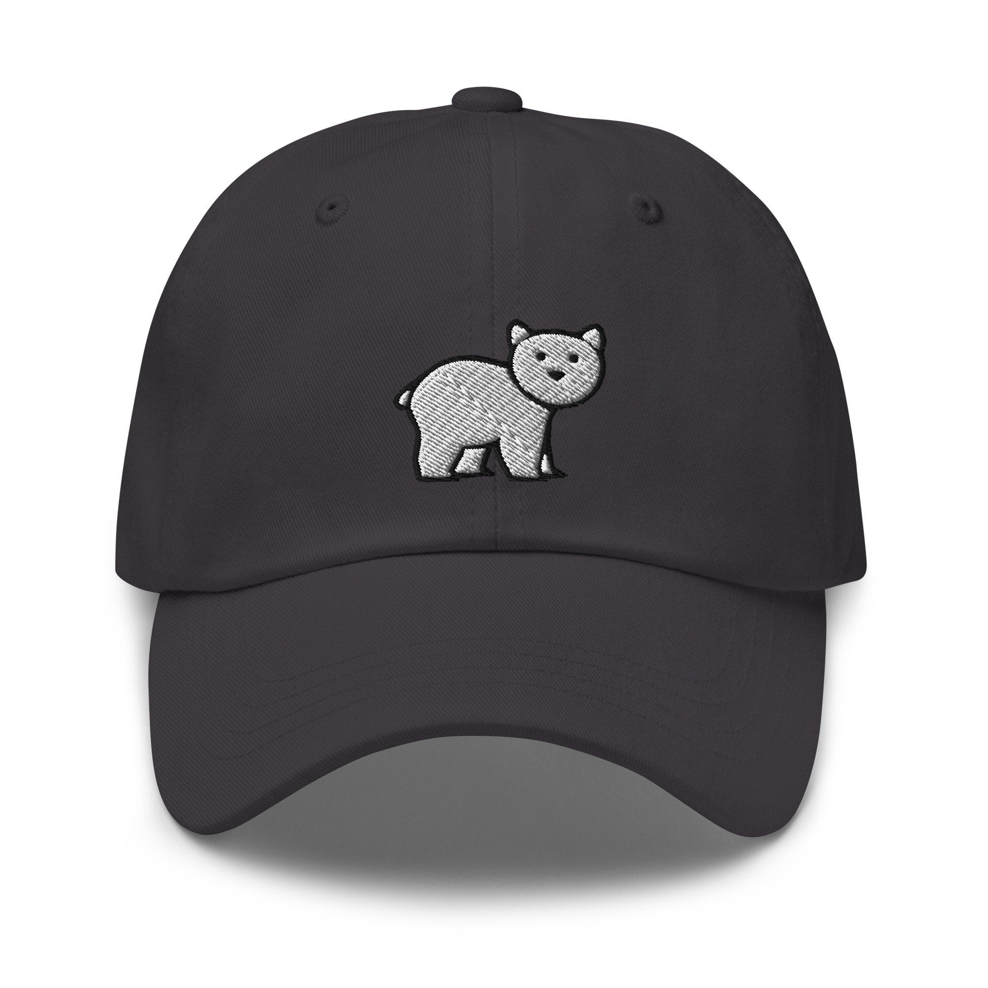 Polar Bear Embroidered Dad Hat